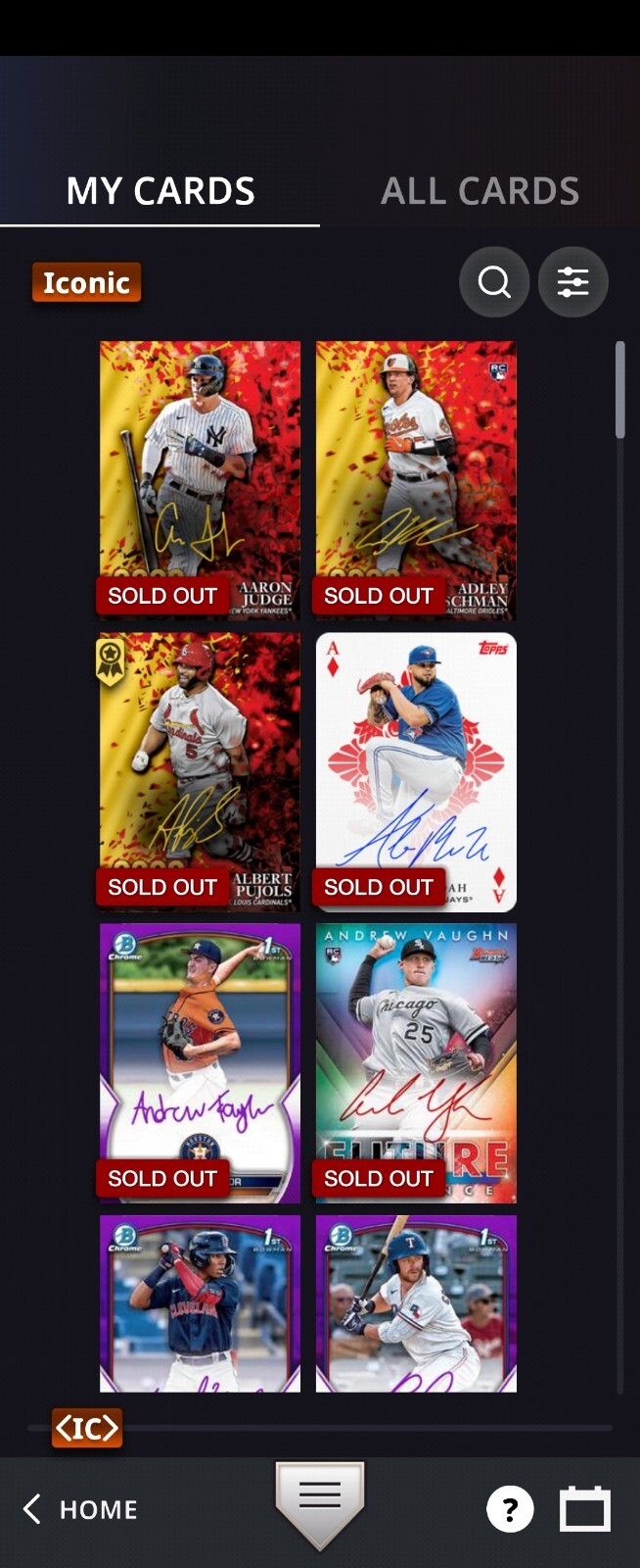 Topps Bunt **DIGITAL** Account
