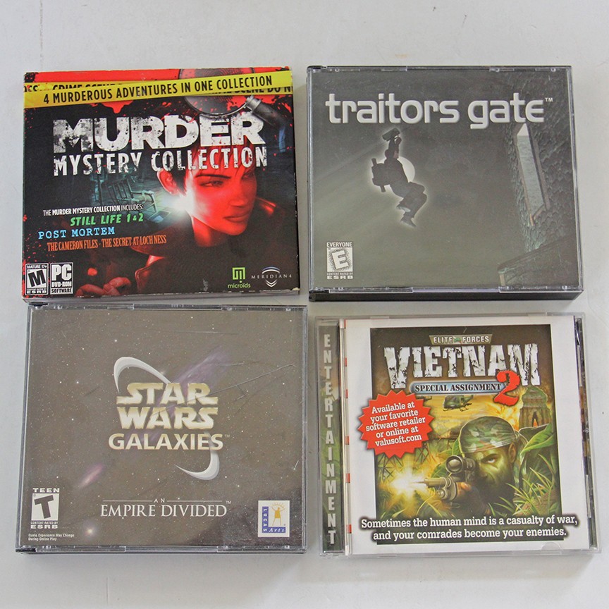 Vintage Video Games PC Win98 XP Huge Lot