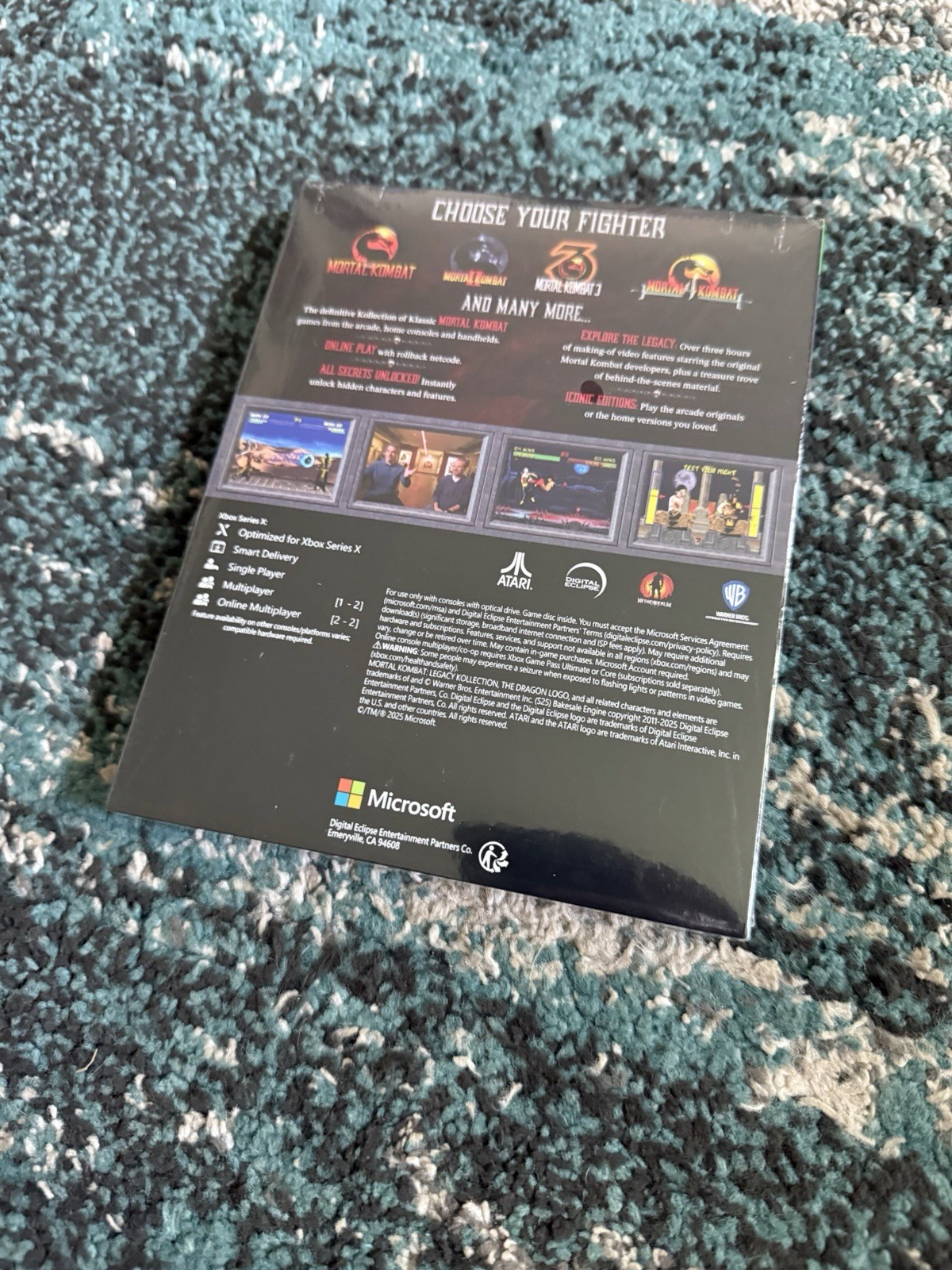 Mortal Kombat Legacy Kollection Xbox Smoke Limited Edition
