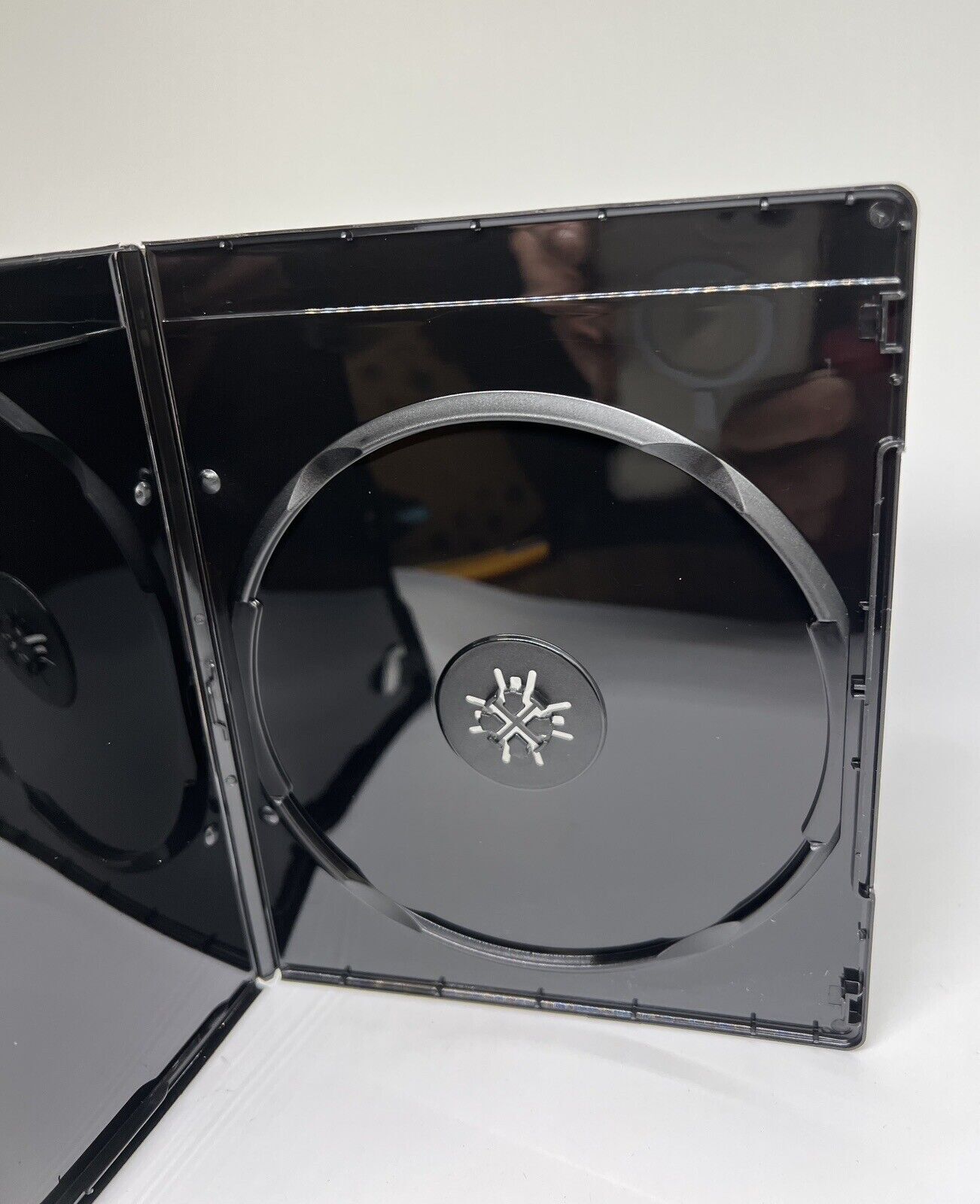 NEW 7MM 4K ULTRA HD SLIM SINGLE DVD CASE, BLACK, SLEEVE, PS1-7MM UHD (W37F)