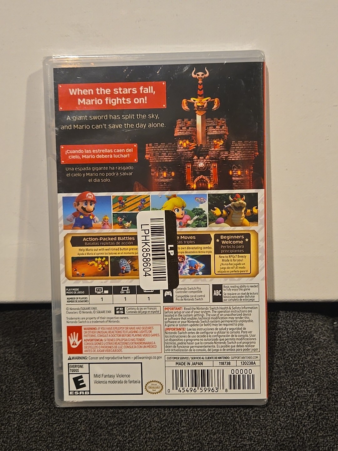 Super Mario RPG – Nintendo Switch 1st Edition – Brand New And Sealed