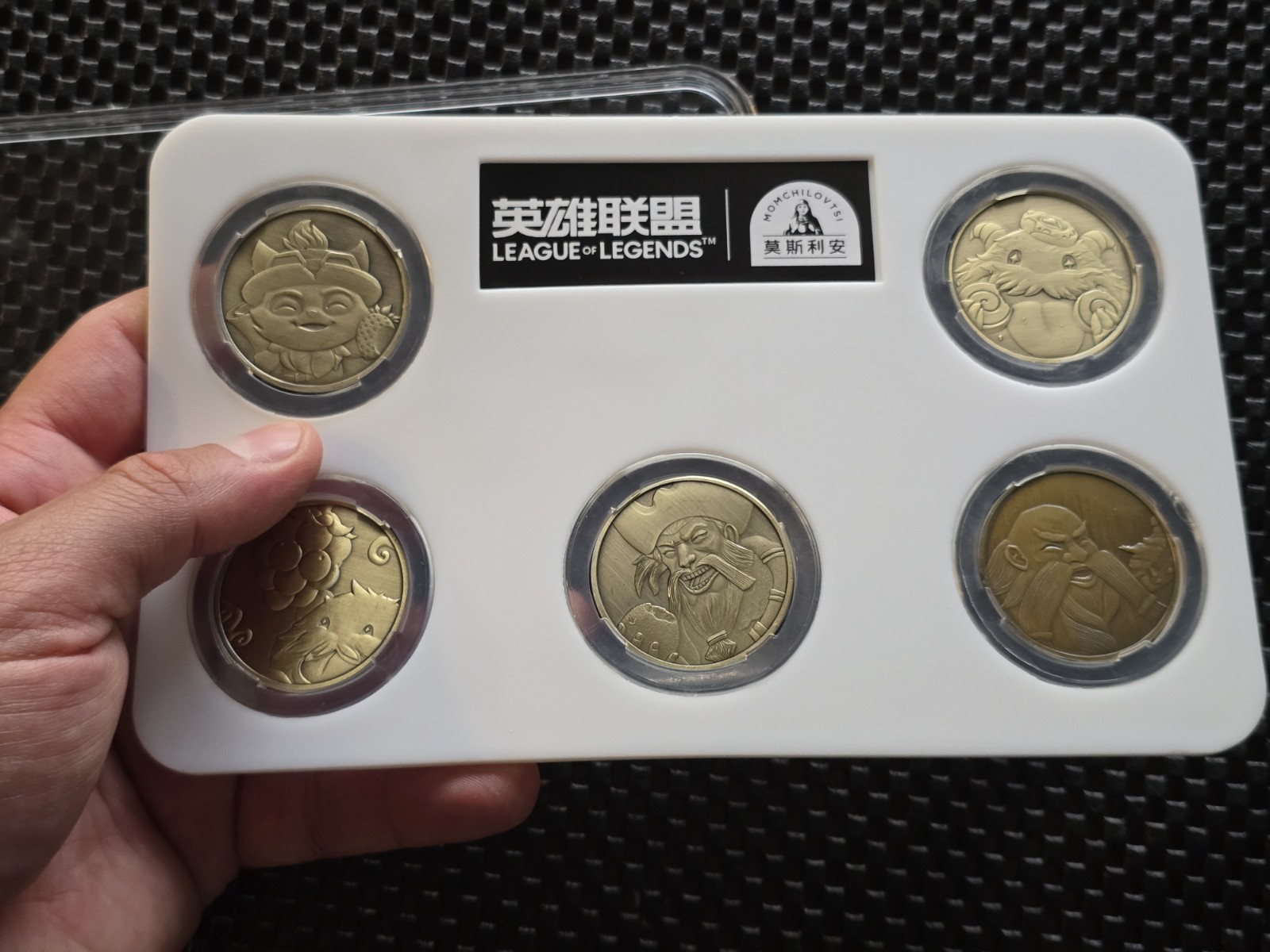 League Of Legends X Momchilovtsi Coin Album Set Riot Games Rare Promo China LOL