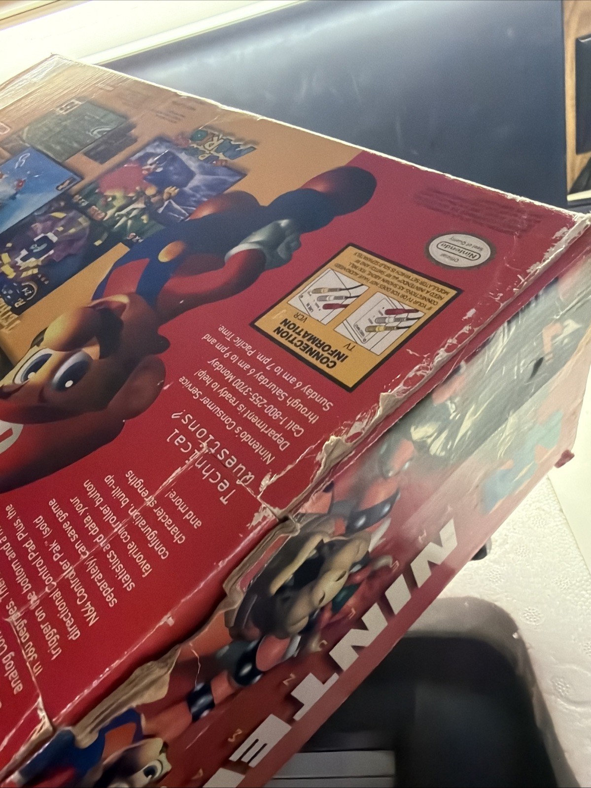 1996 Nintendo 64 Launch Edition Console Complete in Box With Expansion Pack CIB