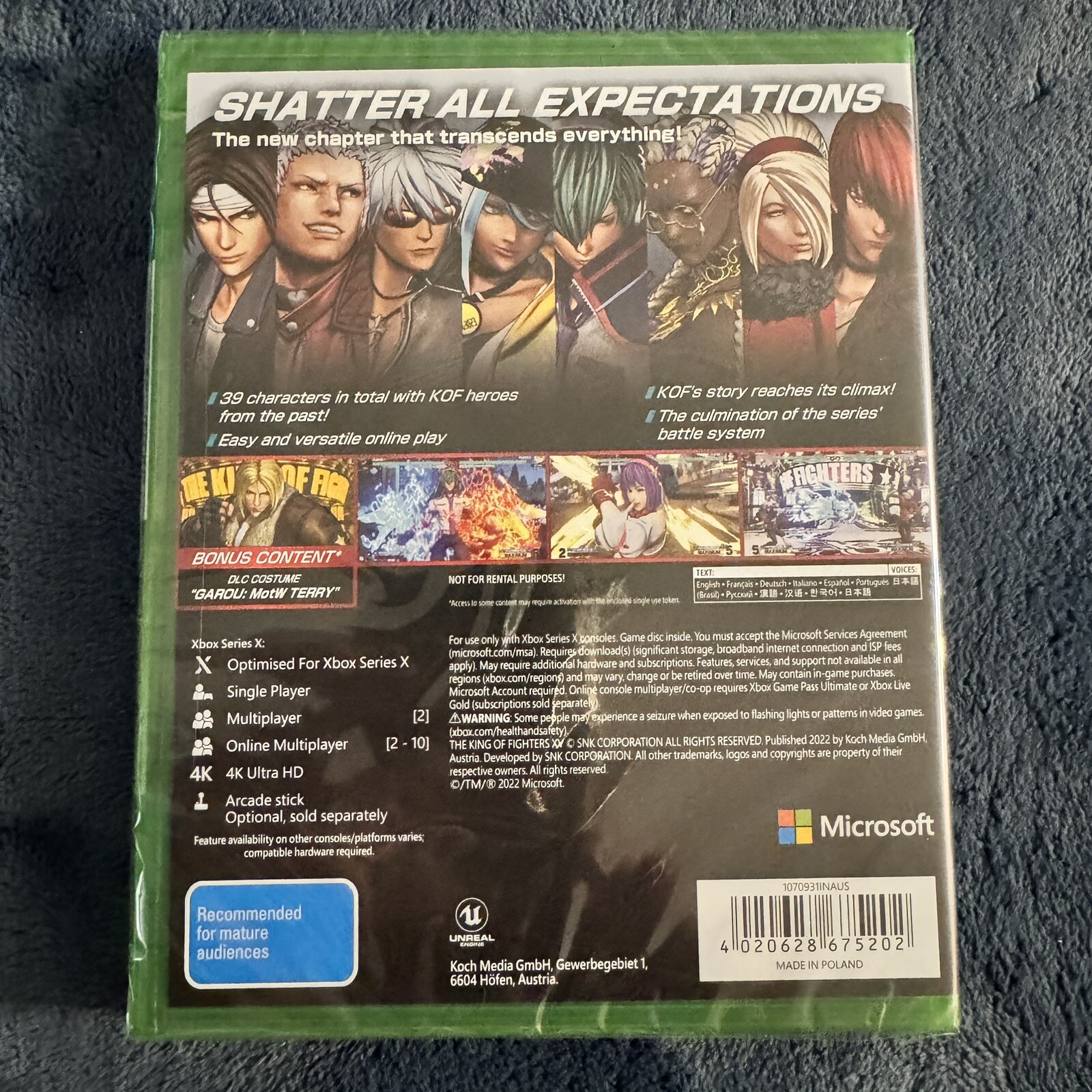 The King Of Fighters XV 15 – KOF Region Free Xbox Series X SEALED