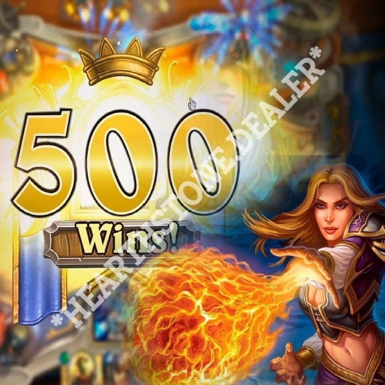 Hearthstone 500 Wins | Golden Hero | HS All Servers | MADE IN USA PowerLeveling