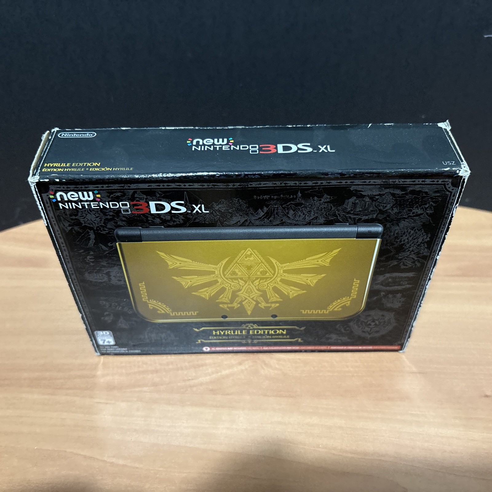 Nintendo New 3DS XL Launch Edition Gold Handheld System