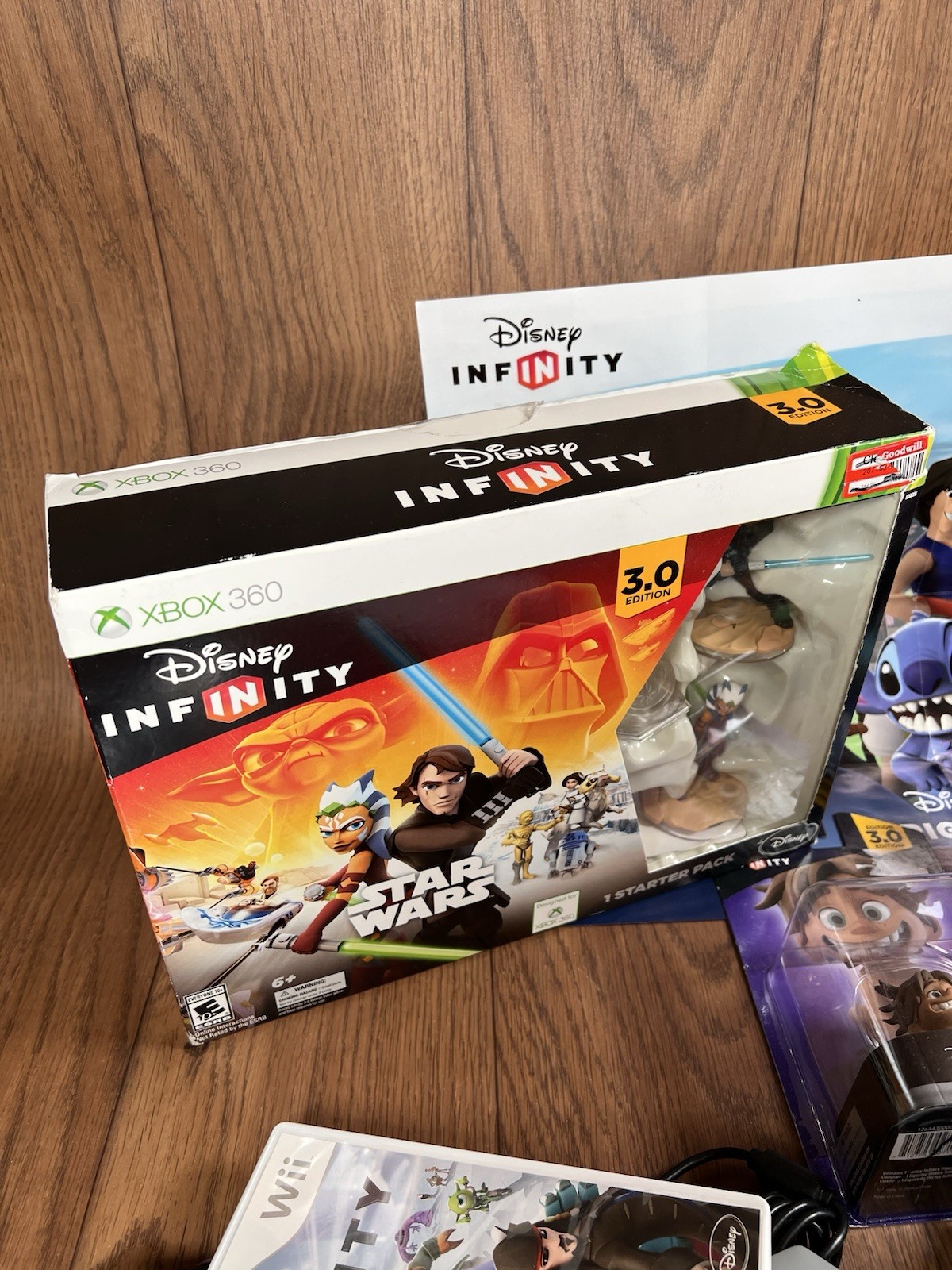 Disney Infinity Lot 20 Mixed Bulk Lot Wii / Xbox 360 3 Portals Star Wars