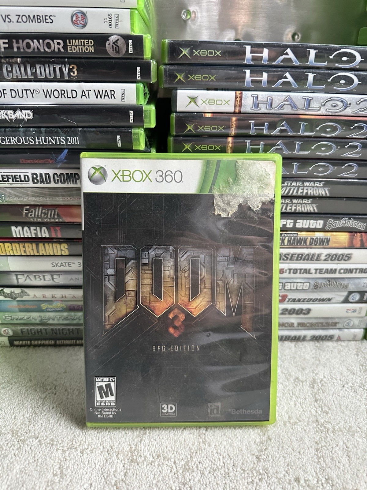 Doom 3: BFG Edition (Microsoft Xbox 360) Complete CIB Tested