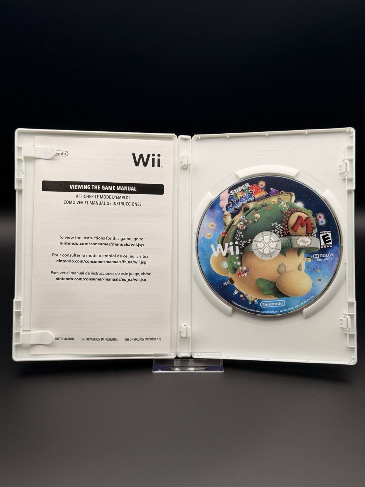 Super Mario Galaxy 2 (Nintendo Wii, 2010) Tested, Works No Manual SHIPS FAST
