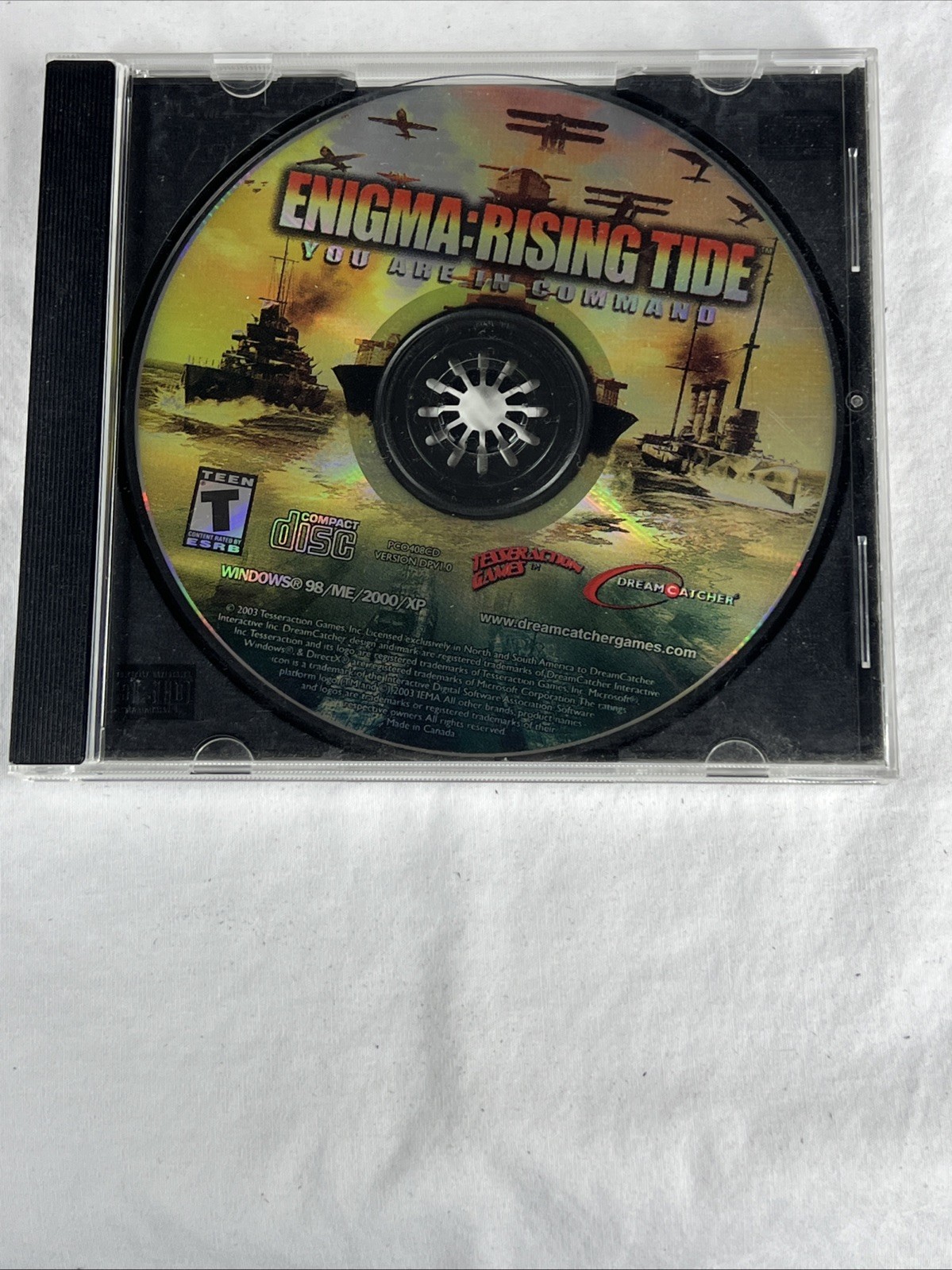 Enigma: Rising Tide Boxed Game PC CD-ROM 2003 Software Windows IBM Not Tested