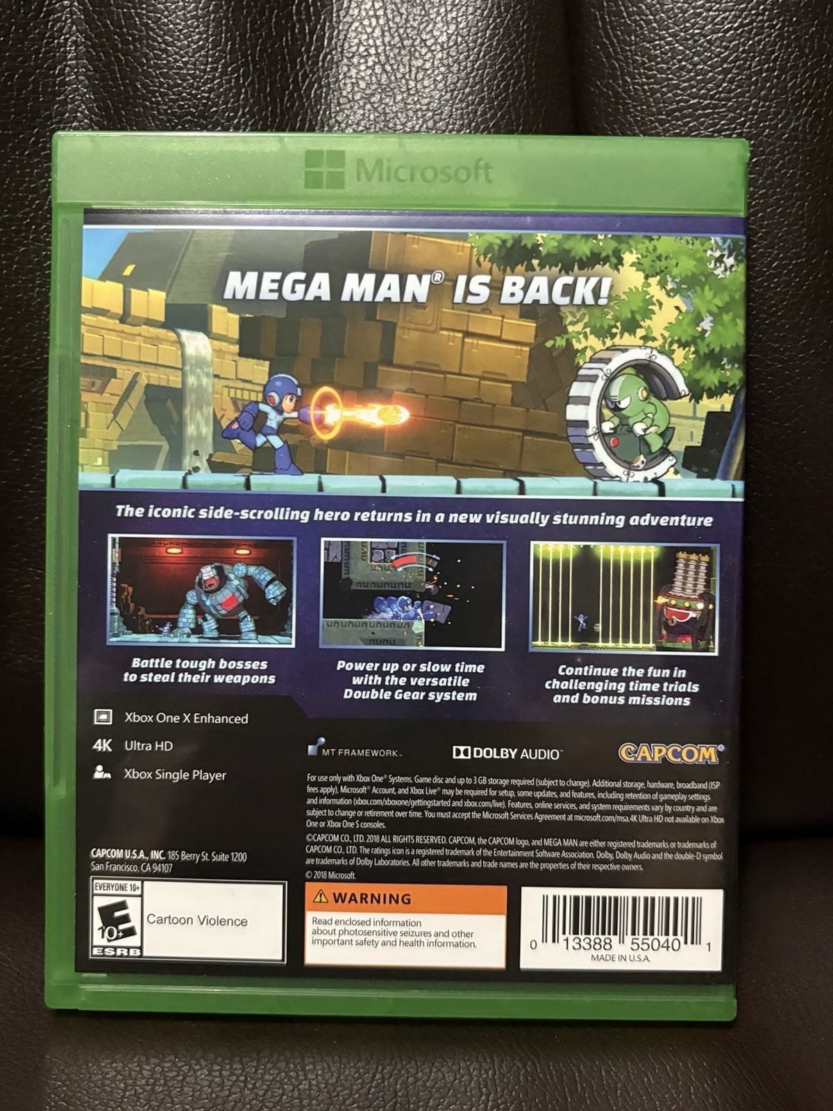 Mega Man 11 (Microsoft Xbox One, 2018) Capcom CIB Mint Disc