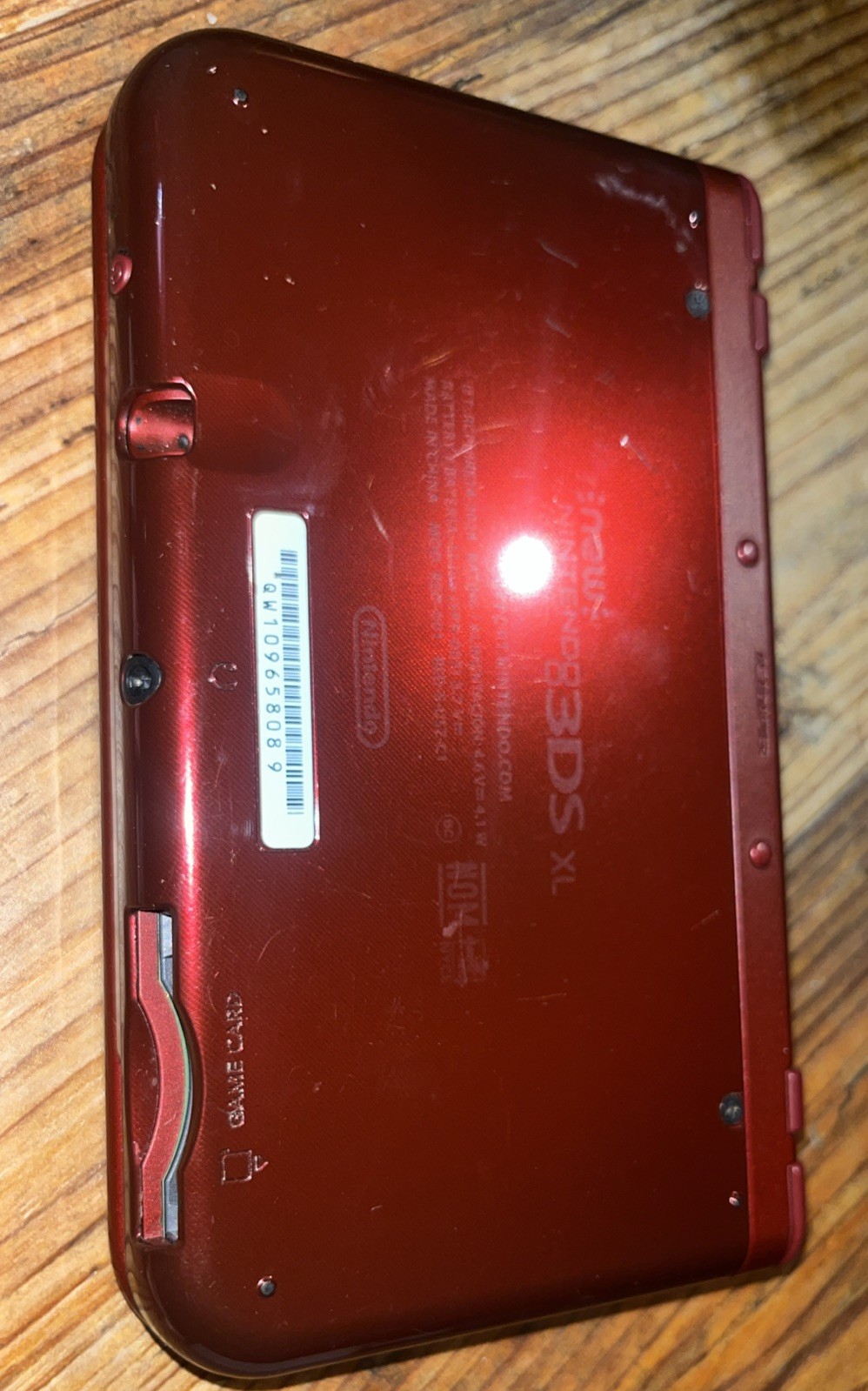 Nintendo New 3DS XL Red Console USA w/Charger + Stylus + Games ** READ ** Dead P