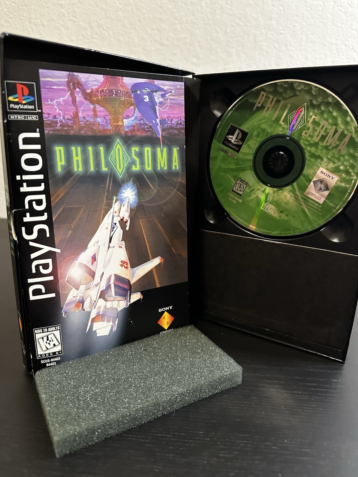 Philosoma (Sony Playstation 1 ps1) Long Box With Manual – Untested