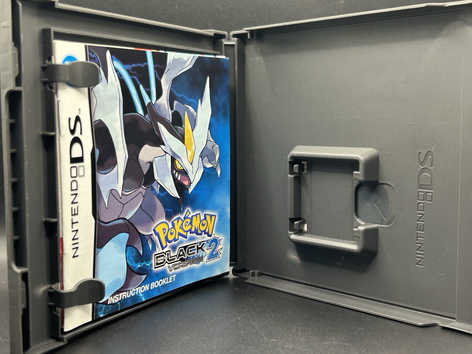 Authentic Pokemon Black Version 2 Nintendo DS Case and Manuals Only 2012