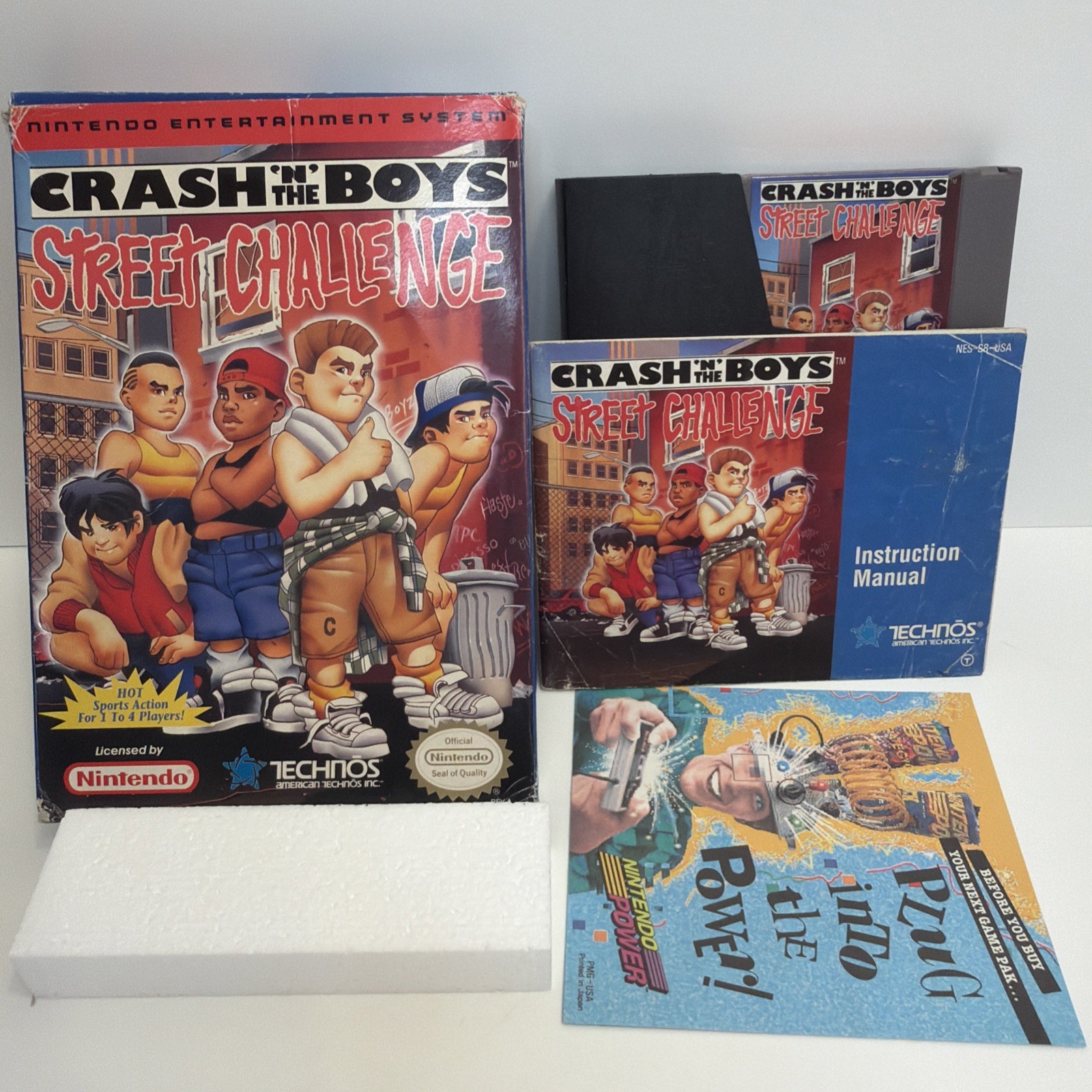 Crash n the Boys Street Challenge Nintendo Entertainment System NES Complete CIB