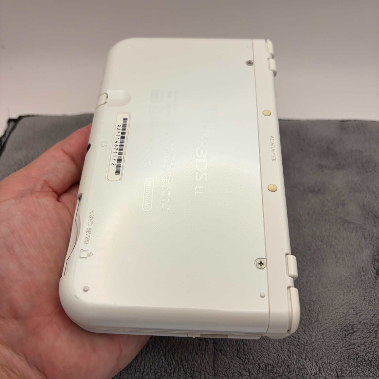 【Excellent5】Nintendo NEW 3DS LL XL Pearl White System Used Game Console From JP