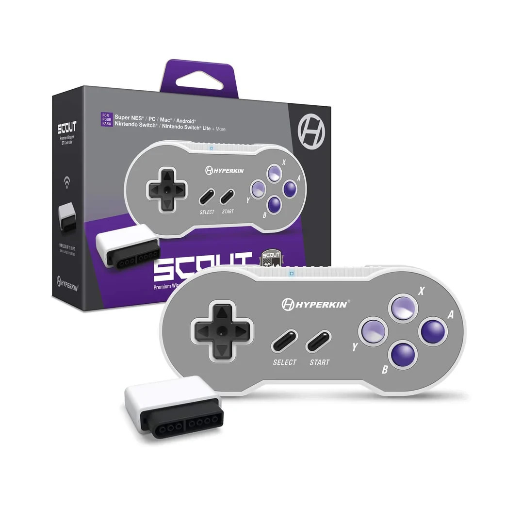 Hyperkin Scout Premium Bluetooth Controller – SNES/ PC/ Mac/ Android