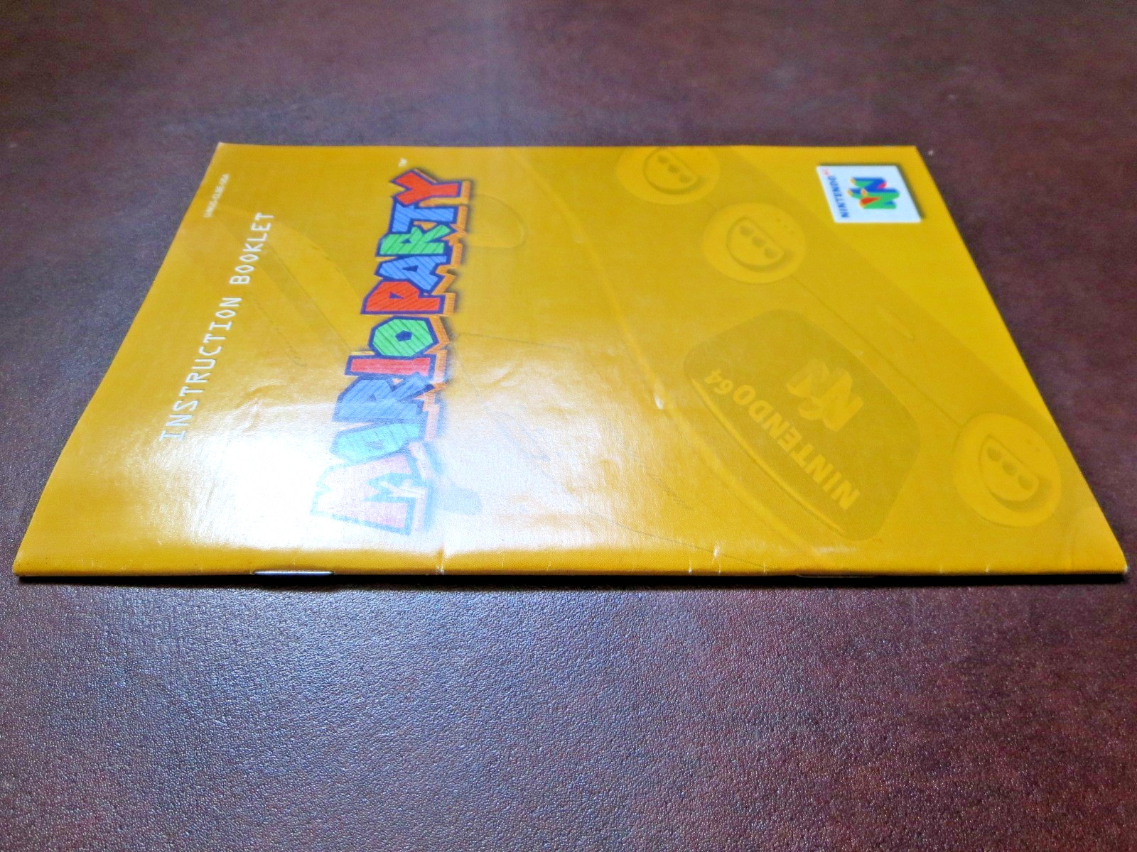 Mario Party N64 Instruction Manual ONLY – Nintendo 64 Original Booklet