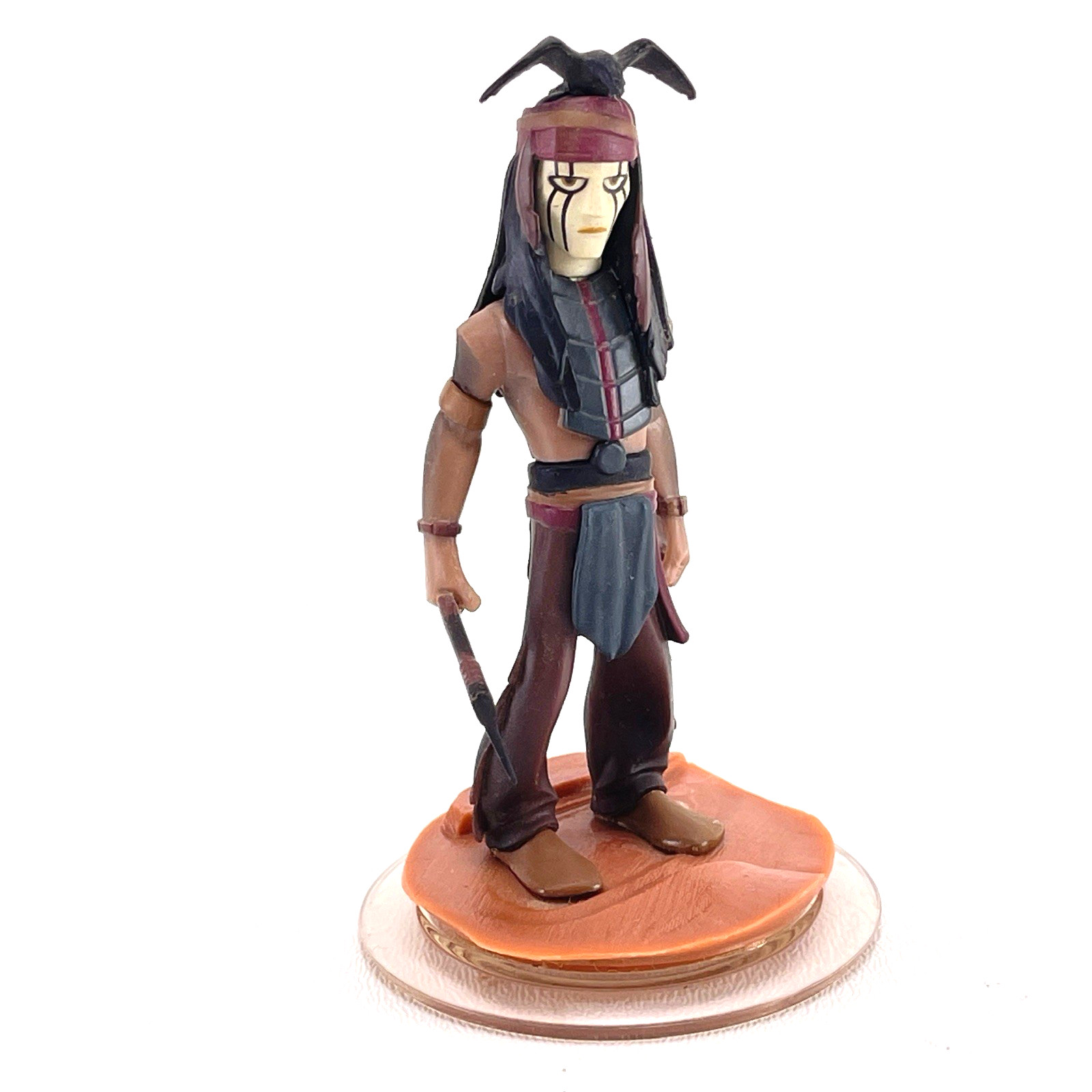 Disney Infinity Lone Ranger Figure & Crystal – Untested – Free Shipping