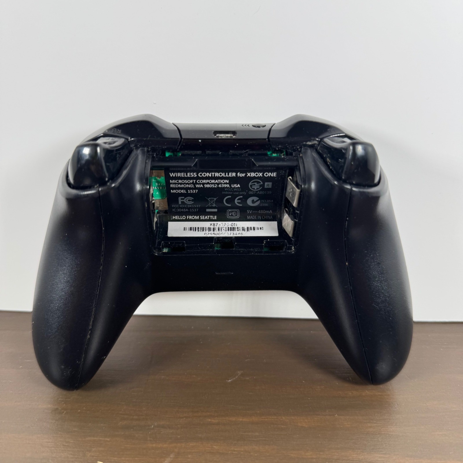 Xbox One Wireless Controller Microsoft Model 1537 Black Used Tested Working