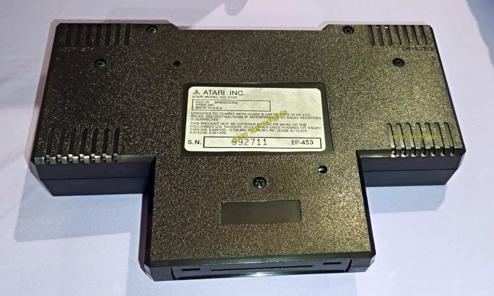 VCS Cartridge Adapter (Atari 5200, 1983) in Orig Box w/Inserts Tested