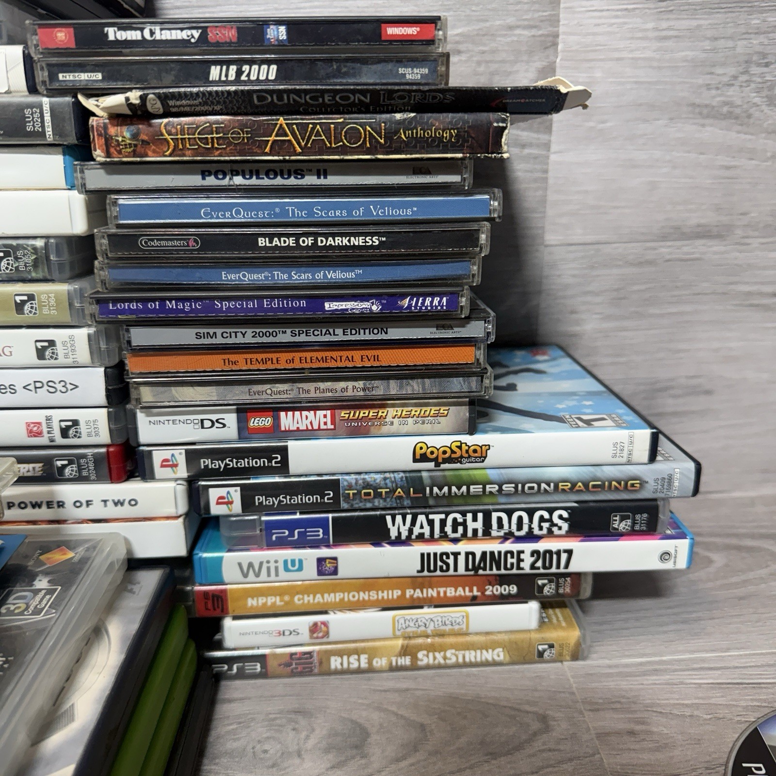 125+ Video Game Bulk Lot – Untested/As-Is – PS2, PS3, Xbox 360, Wii, Sega, 3DS