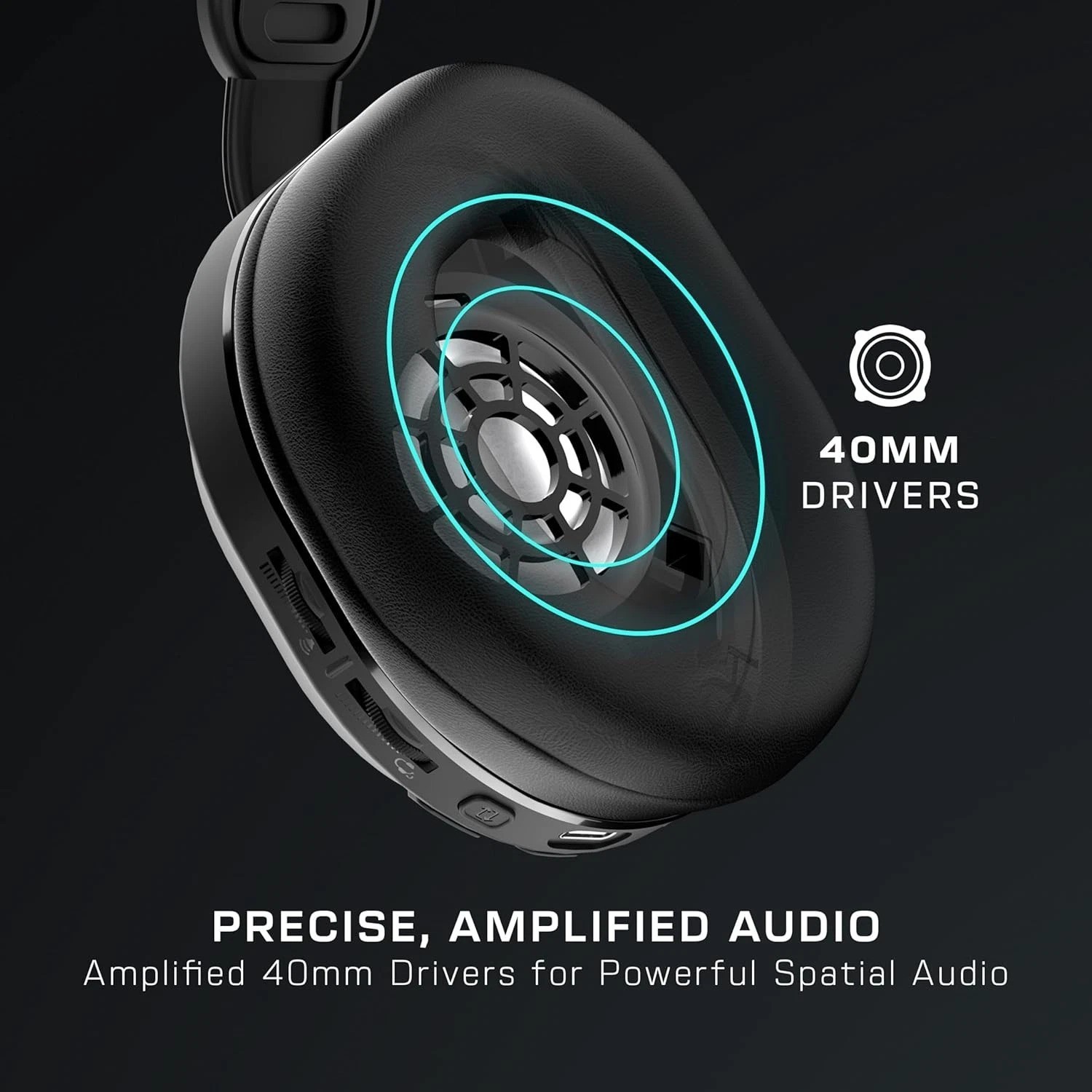 Stealth 500 Gaming Headset: Bluetooth 5.2, 40mm Drivers & Adjustable Fit