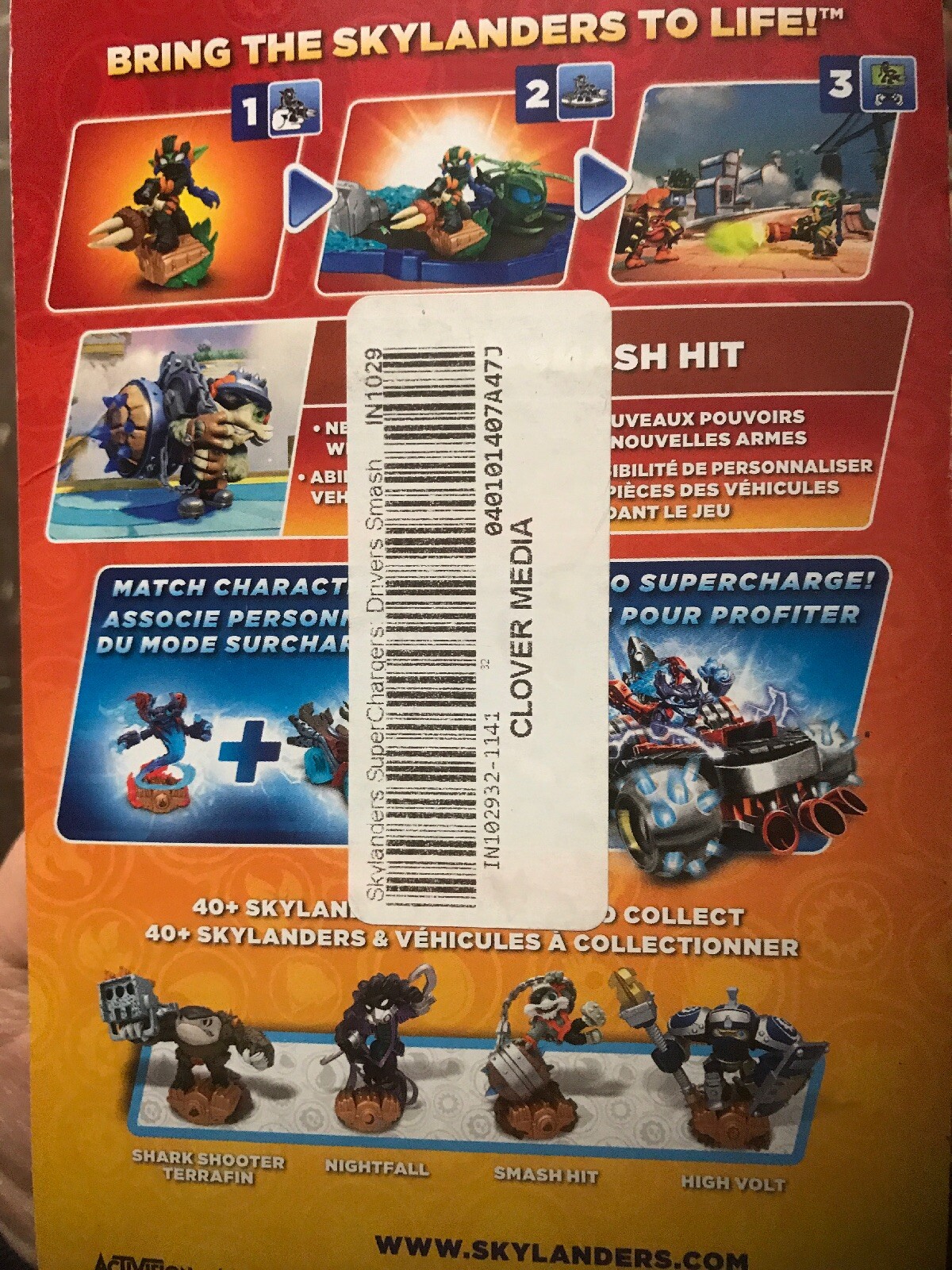 Lot Of 10 Skylander Superchargers Smash Hit Figure Wholesale Resale
