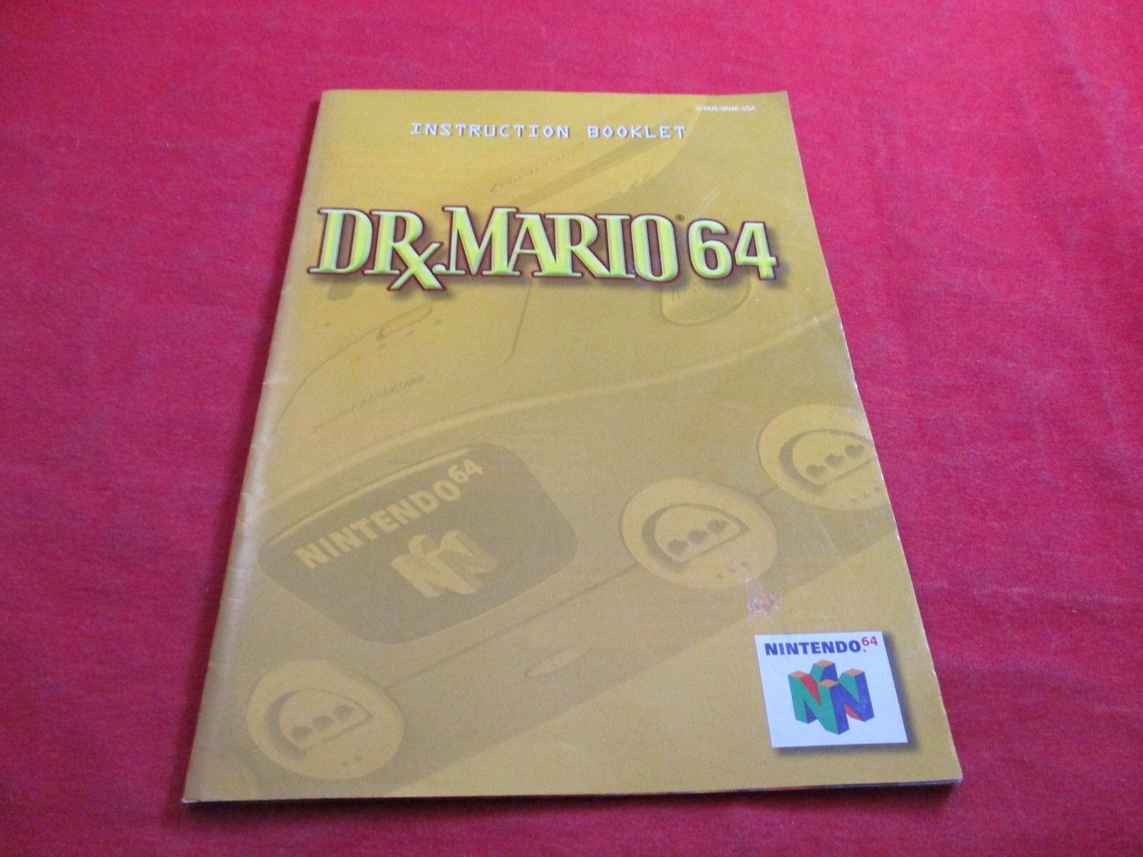 Dr. Mario Nintendo 64 N64 Instruction Manual Booklet ONLY