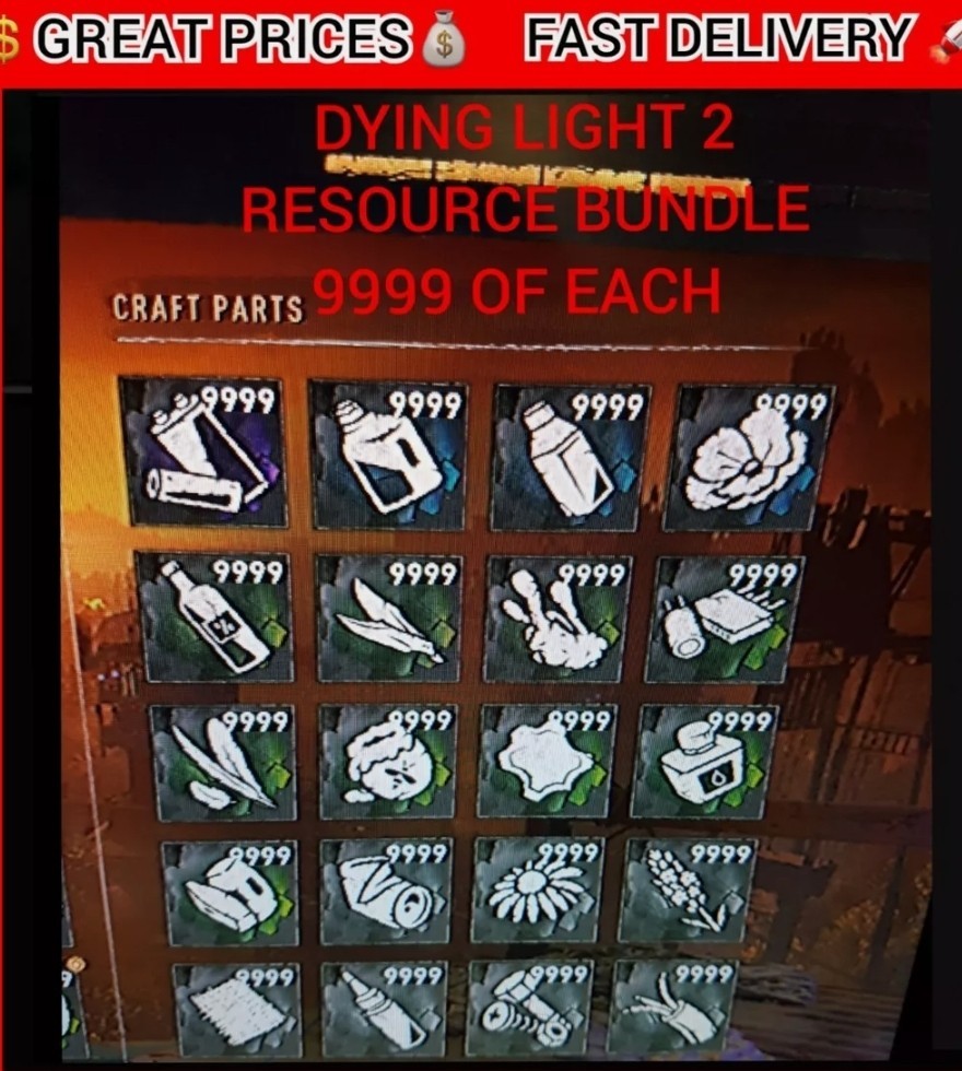 Dying Light 2 – in game Items. ULTIMATE STARTER BUNDLE!