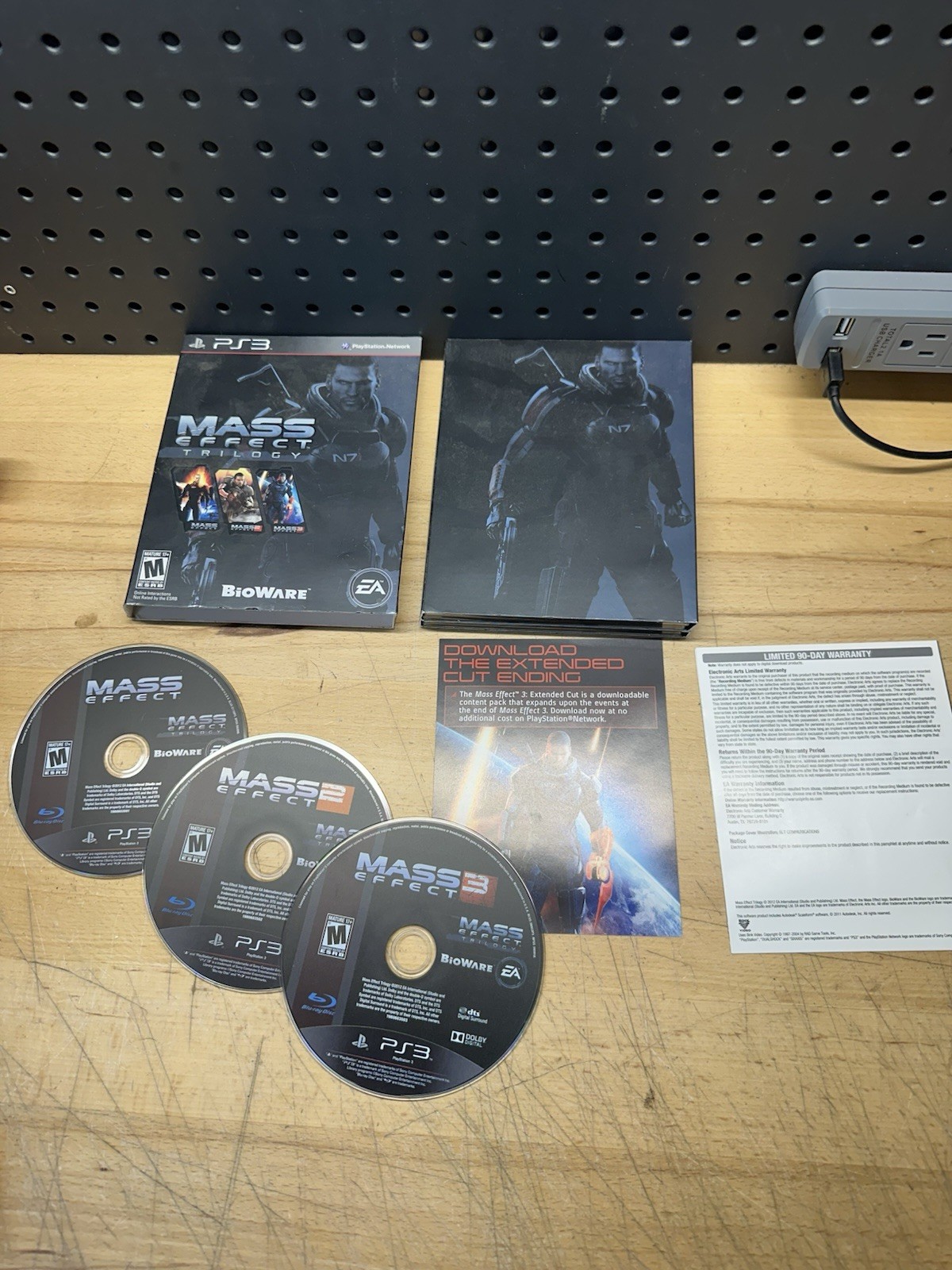 Mass Effect Trilogy Sony PlayStation 3 PS3 Complete CIB