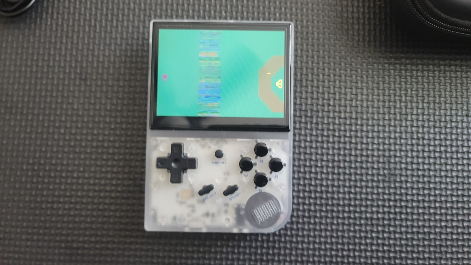 ANBERNIC RG35XX (CLEAR) 16GB GAME CARD (FREE BRICK) FRE CASE (GXRG)