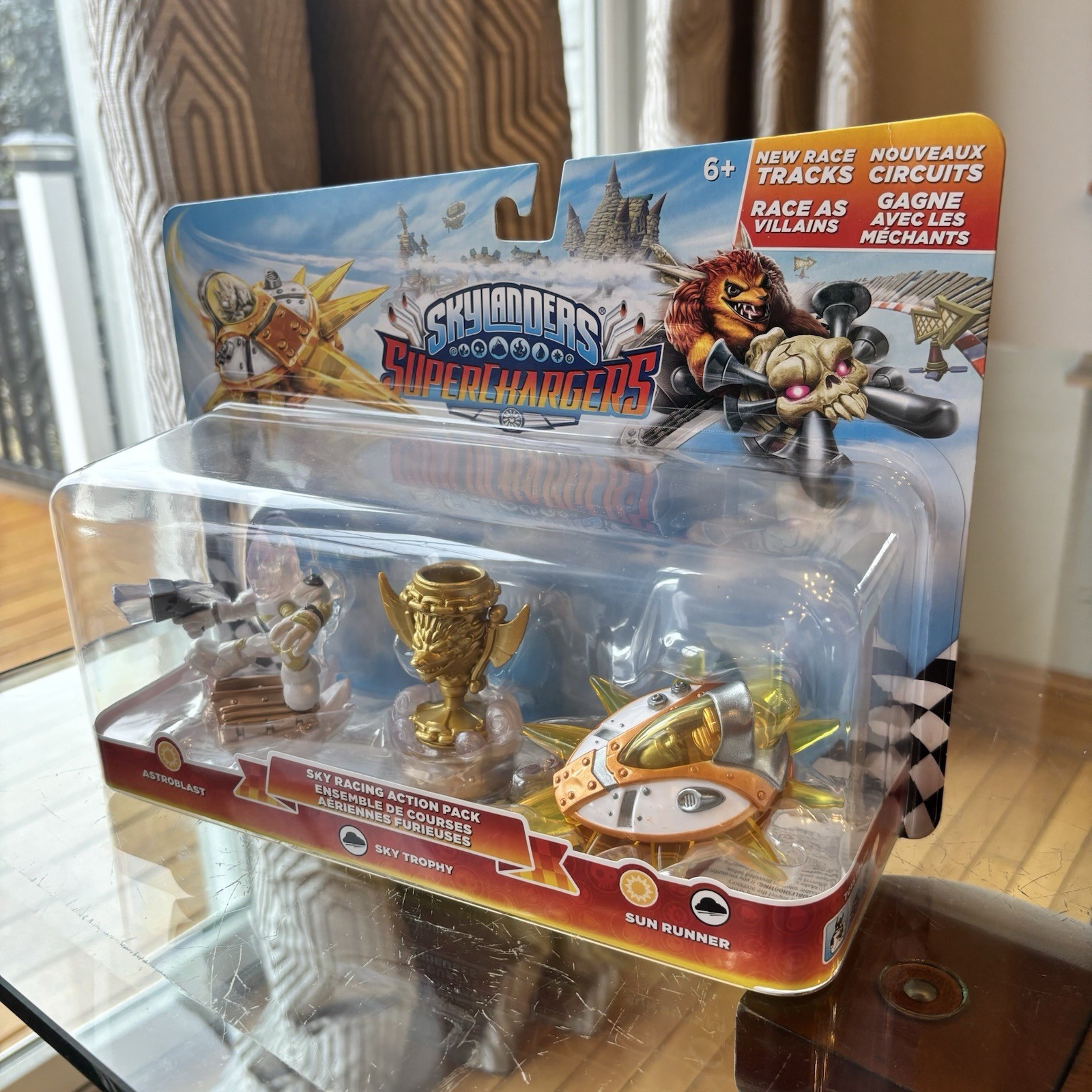 SKYLANDERS Superchargers SKY RACING ACTION PACK Astroblast Sky Trophy Sun Runner