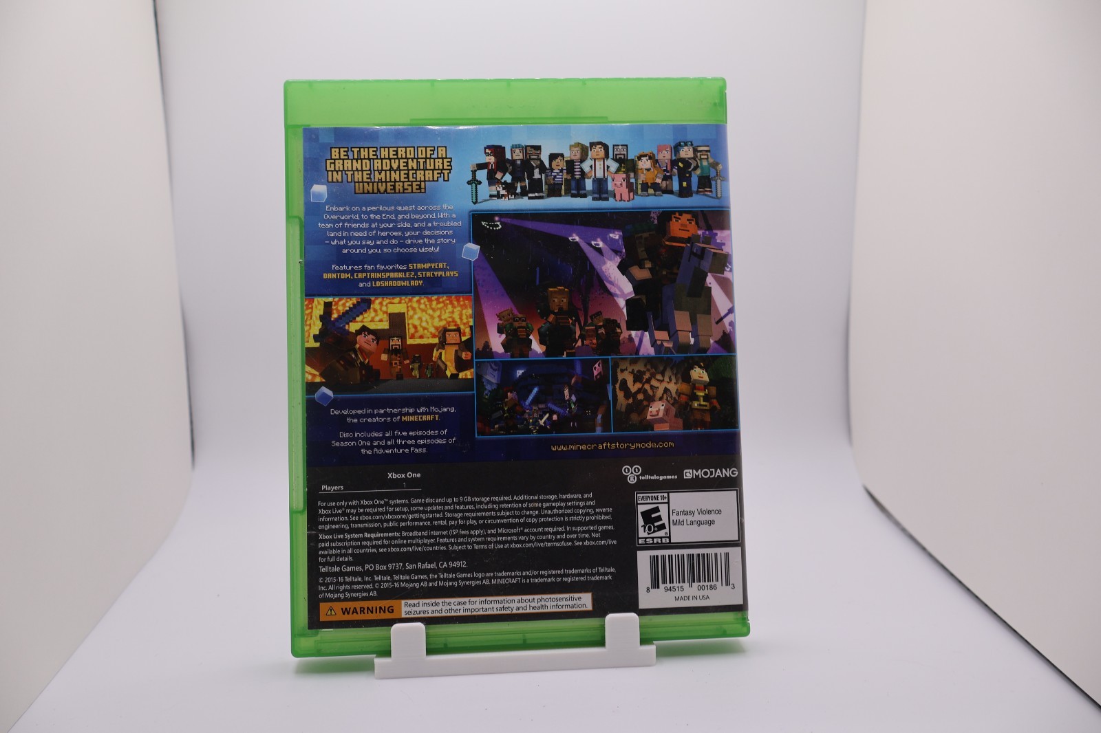 Telltale Games Minecraft : Story Mode-The Complete Adventure Xbox One Game