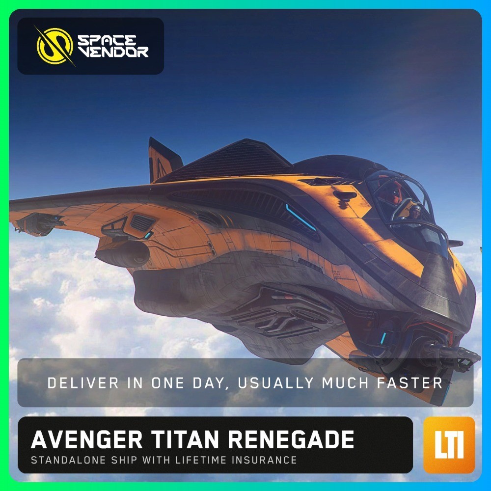 Star Citizen – Avenger Titan Renegade LTI Lifetime Insurance – Space Vendor