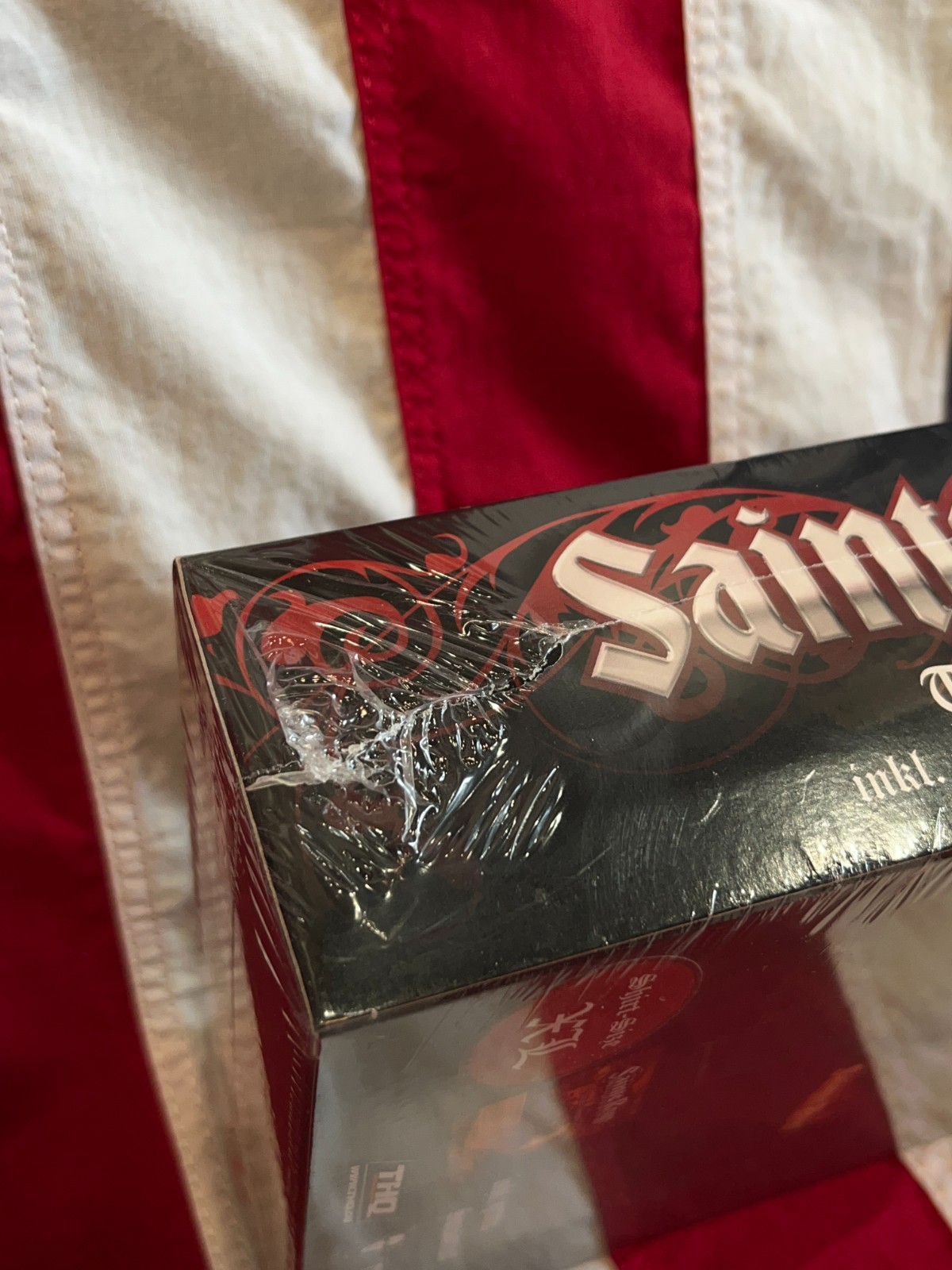 SEALED Saints Row 1 2006 Box Set Soundtrack And Shirt XL Germany Exclusive RARE