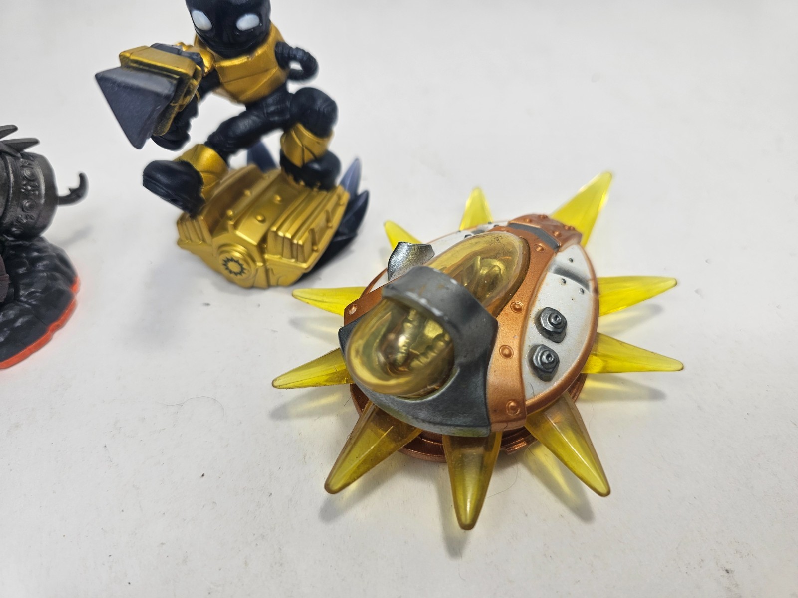 Skylanders SuperChargers Legendary Astroblast Sun Runner Dragonfire Cannon Lot