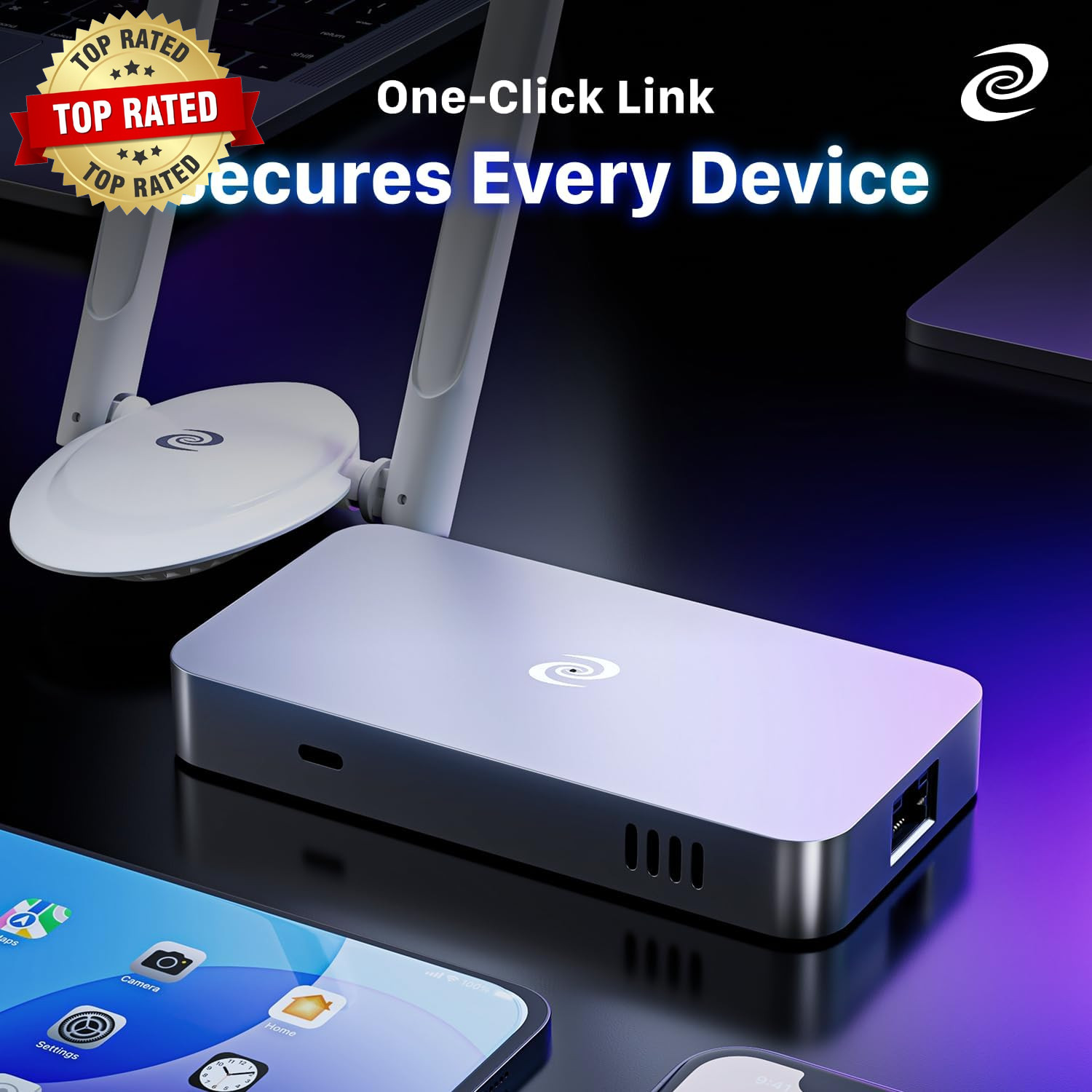Deeper Connect Mini DPN Router, 1Gbps ARM64 Quad Core Hardware Gateway with Laye