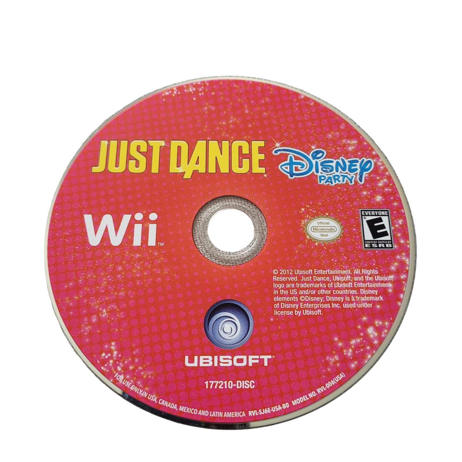 Just Dance: Disney Party (Nintendo Wii, 2012)No Case, No Manual – Disc Only