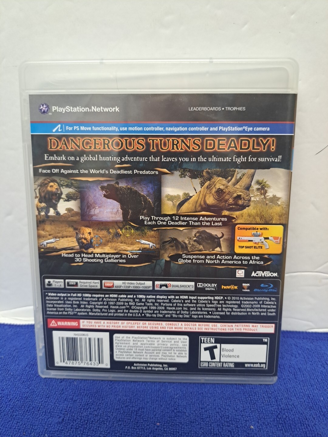 Cabela’s Dangerous Hunts 2011 PS3 PlayStation 3 – Complete CIB