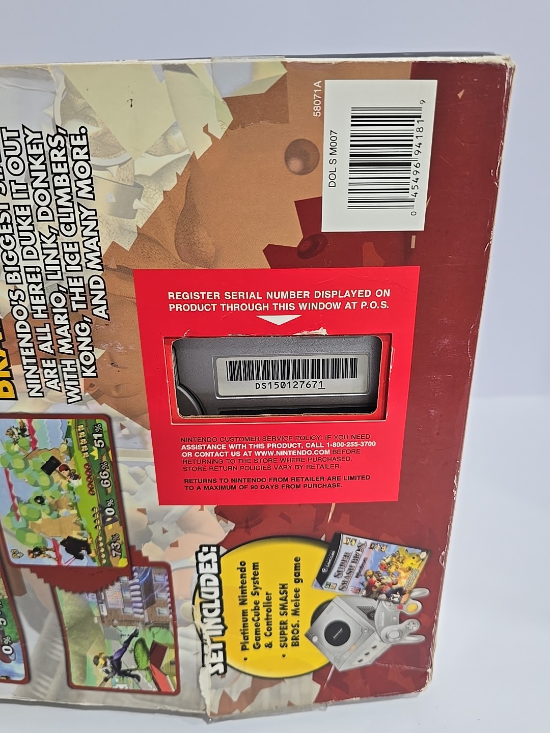 Super Smash Bros Melee Nintendo Platinum Gamecube Bundle CIB Extremely RARE