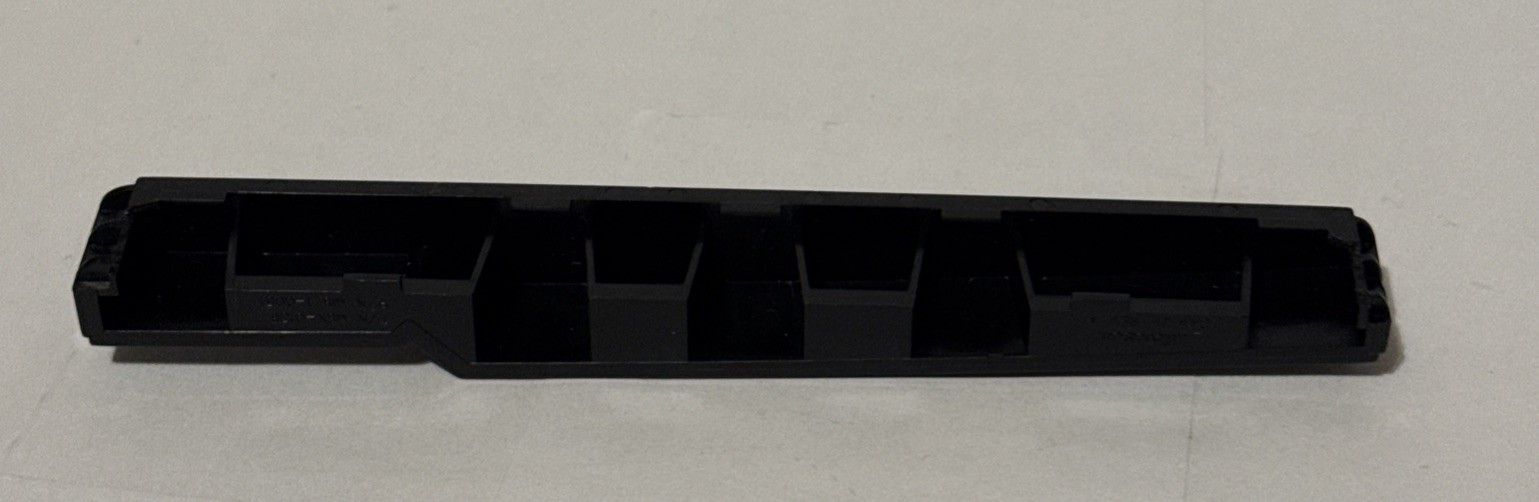 OEM Xbox OG DVD Drive Disc Tray Bezel Black Logo Plate Cover w/ Clip Damage Read