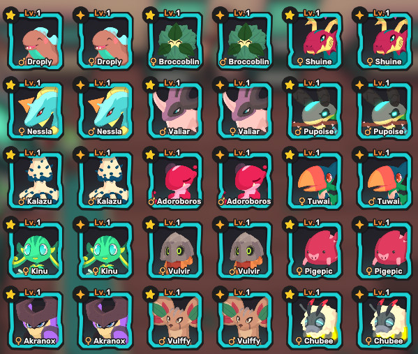 Temtem – All Perfect 7/7SVs Temtems with All Egg Move – Buy 3 Get 1 Free