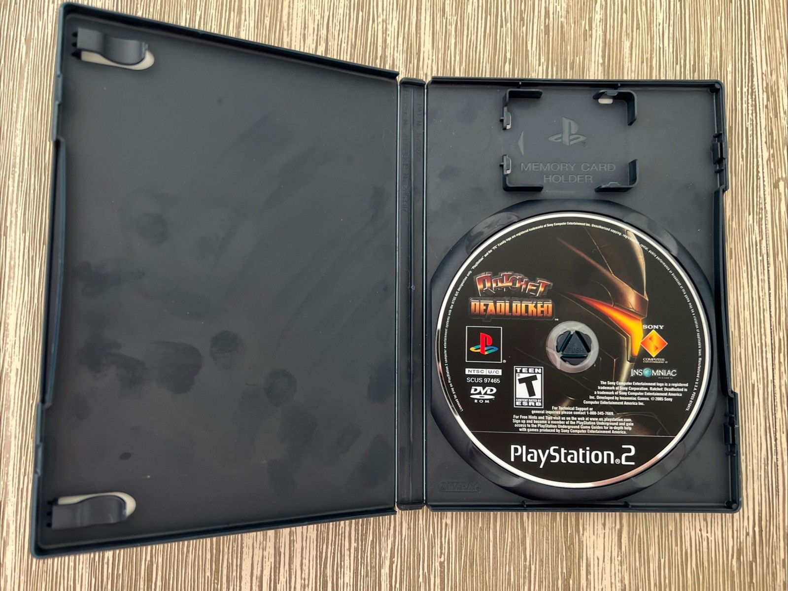 Ratchet Deadlocked (Sony PlayStation 2, PS2, 2005) Missing Manual