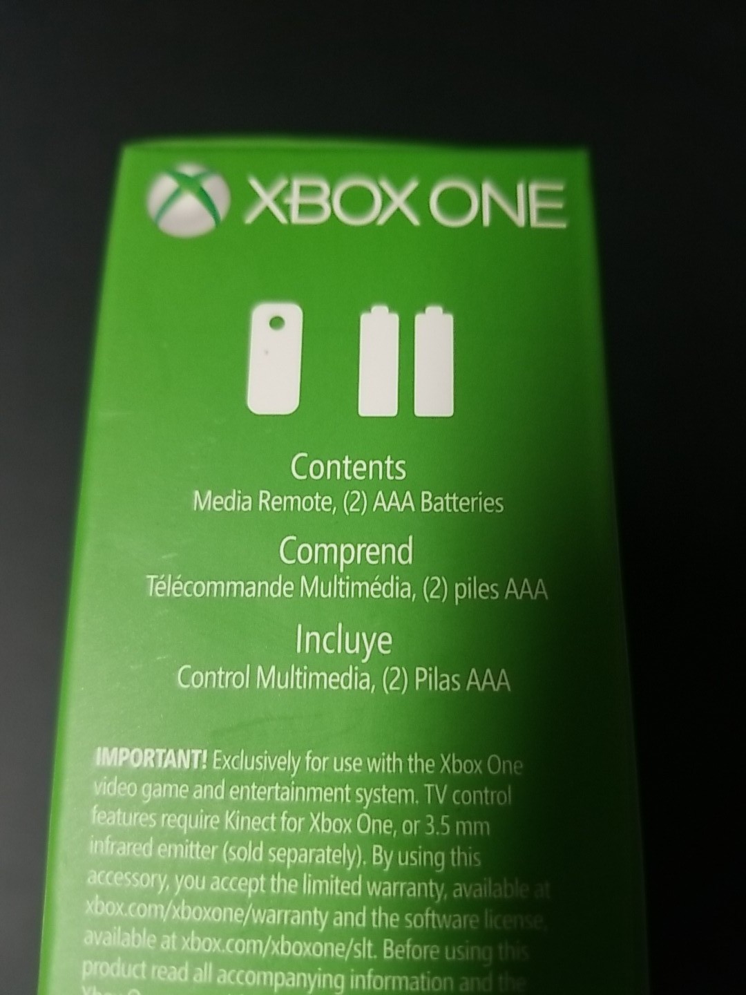 Microsoft Xbox One Media Remote 1577 6DV-00001 – New