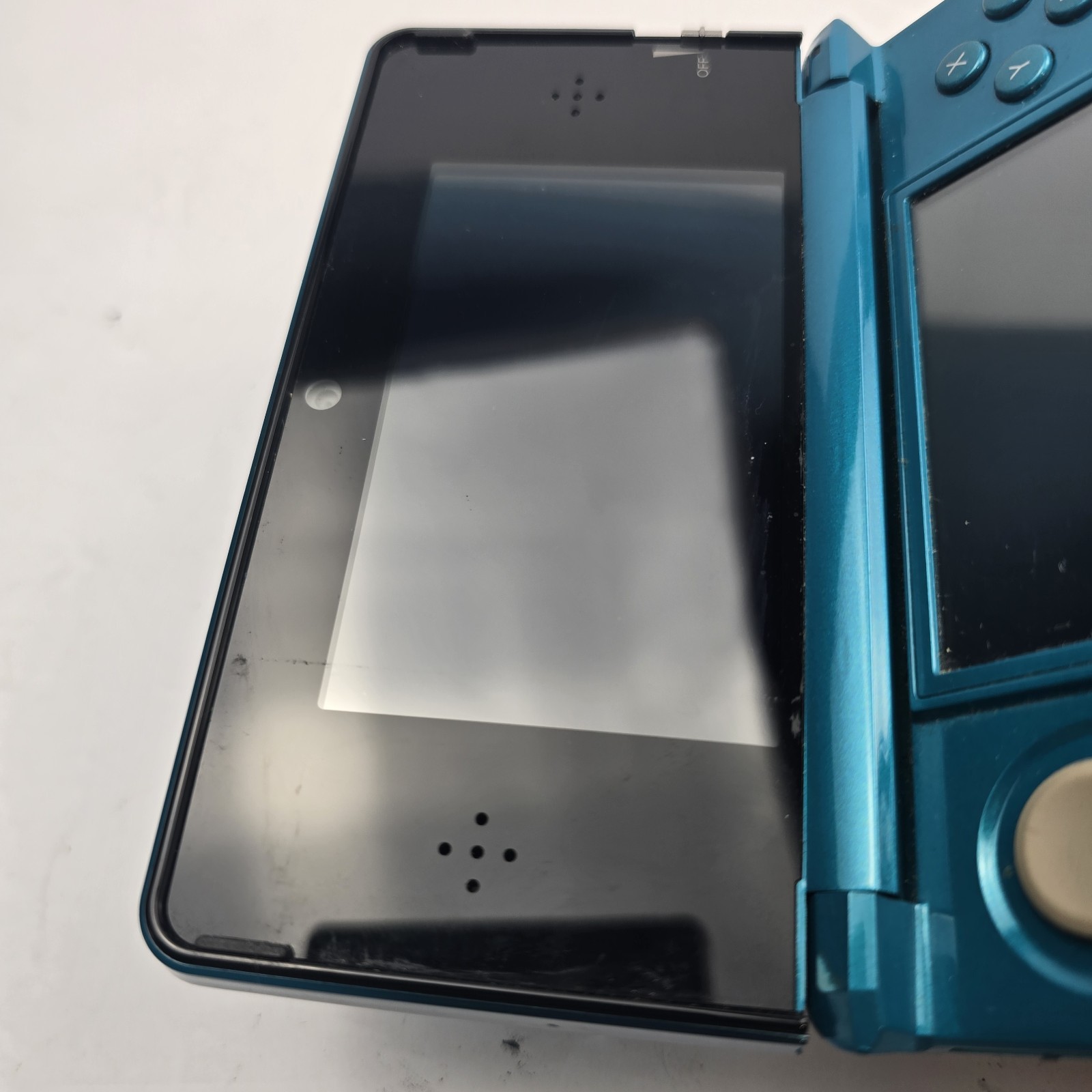 Nintendo 3DS Handheld System Aqua Blue Tested Working Charger No Stylus