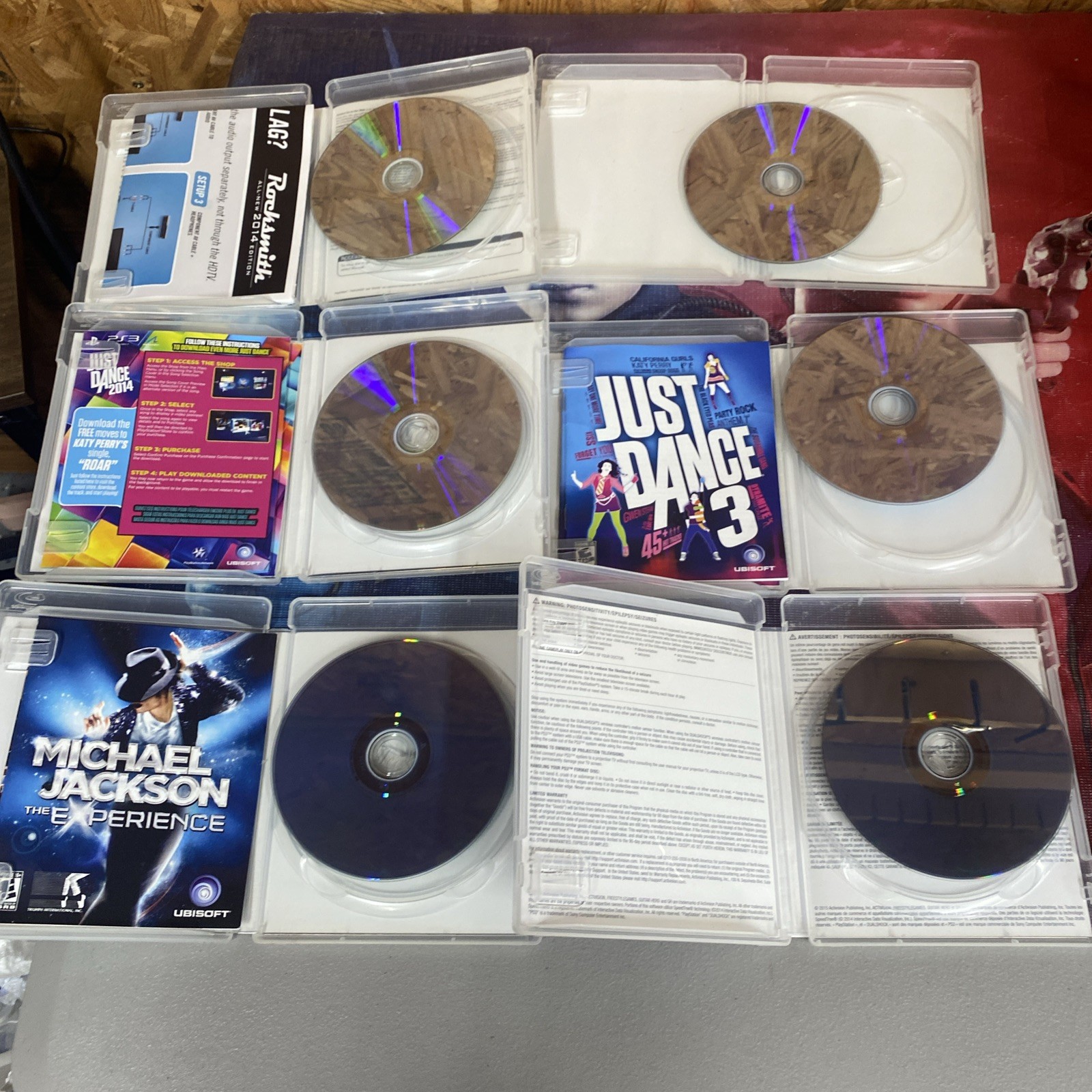 Michael Jackson: The Experience Just Dance Guitar Hero Rocksmith PlayStation 3