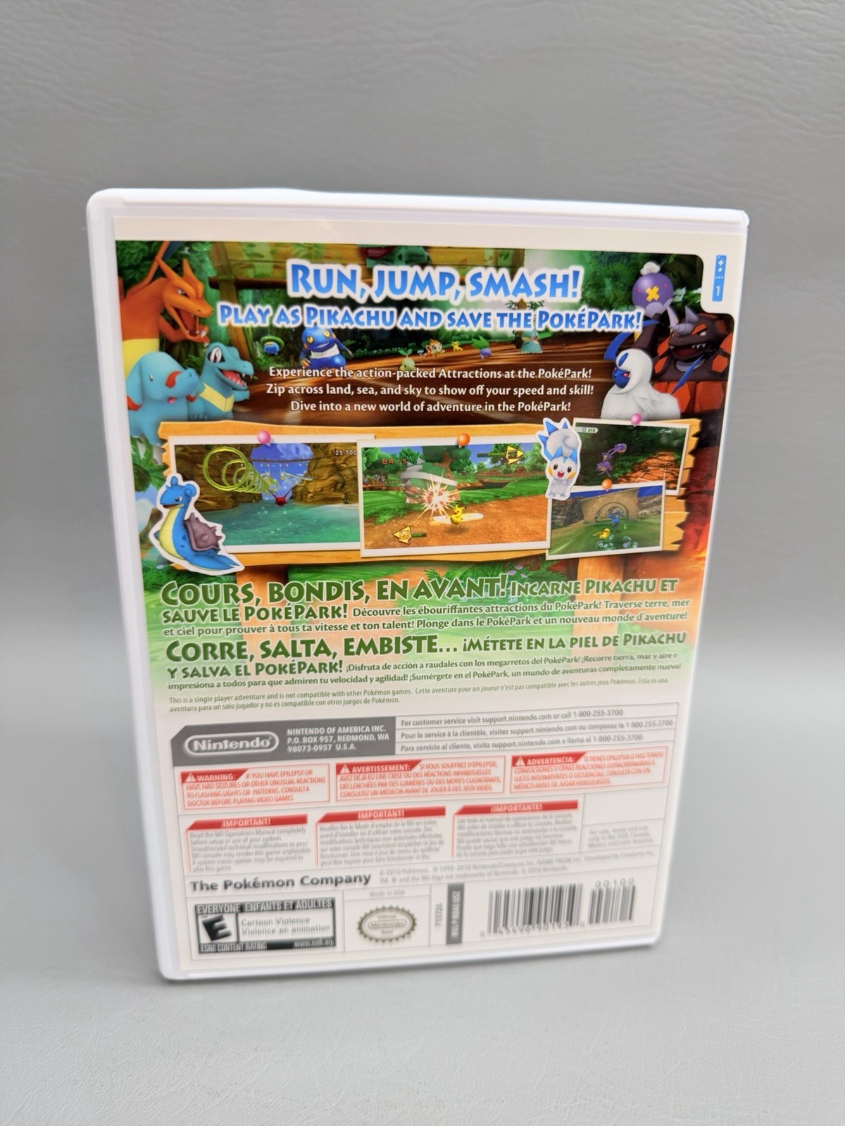 PokePark – Pikachu’s Adventure (Nintendo Wii, 2010) No Manual – Very Good