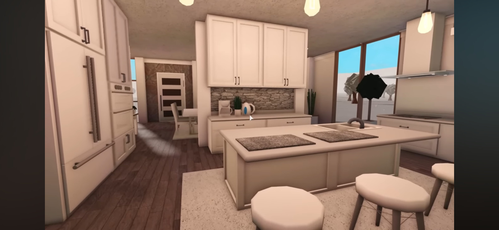 BLOXBURG ROBLOX LOFT MEGA MODERN MANSION.CHEAP SERVICE BUILDER