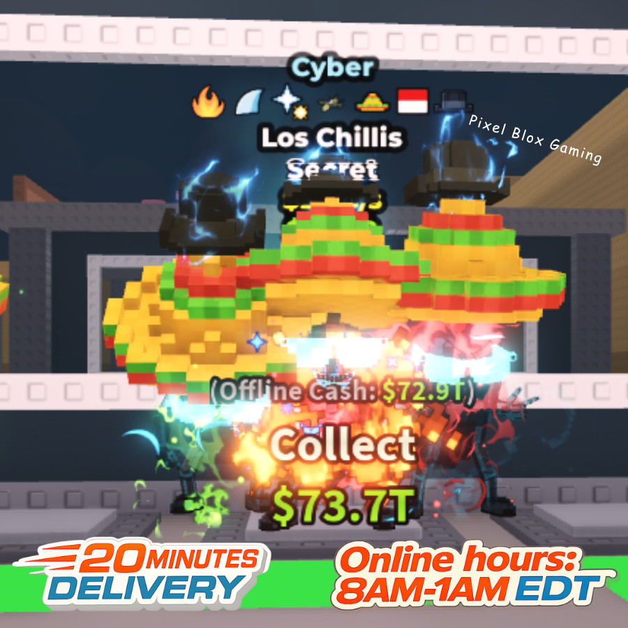 STEAL A BRAINROT 🧠Cyber Los Chillis 2.7B/s 6 Traits🧠Cheap+Fast 🚀